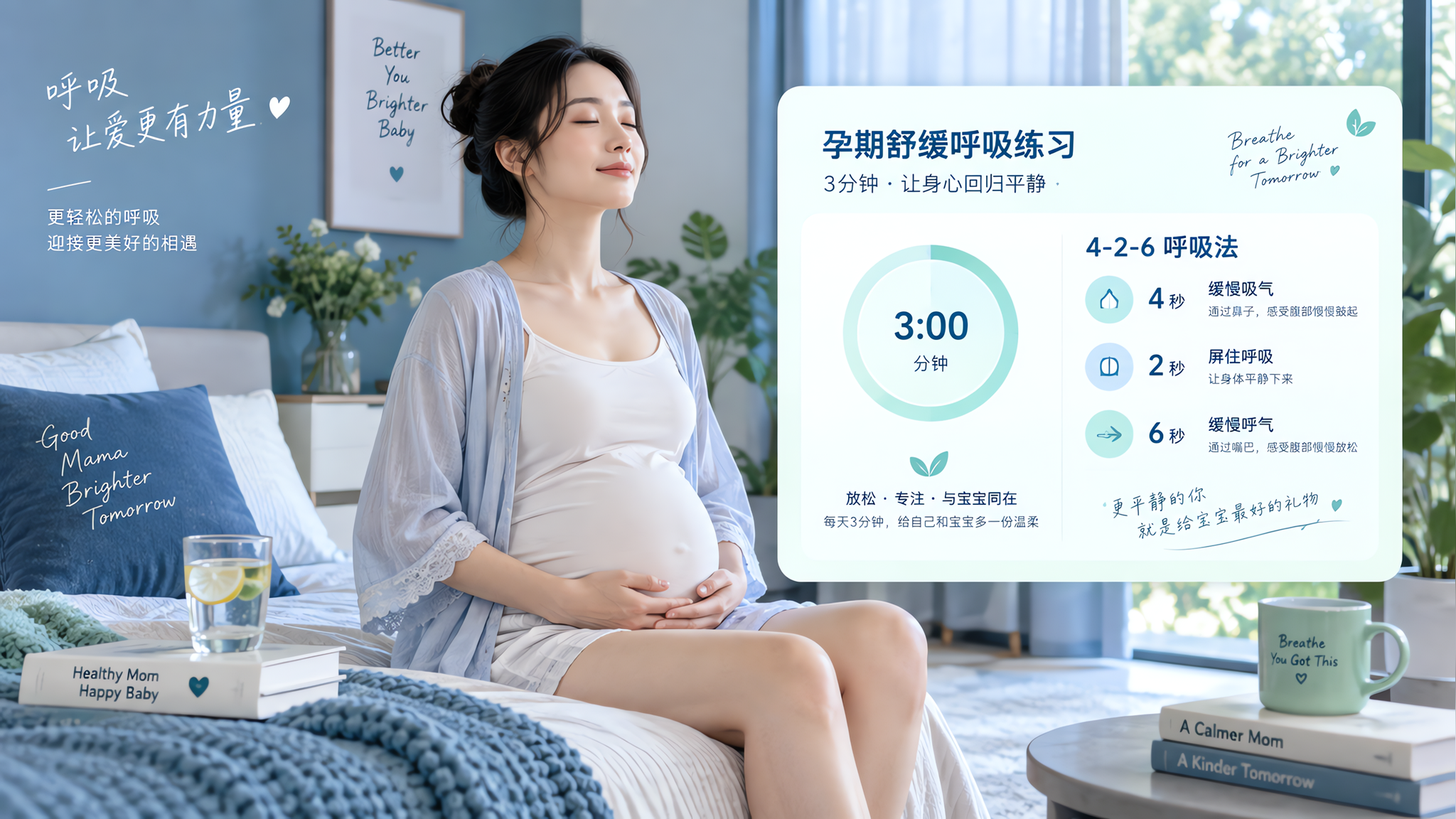 三伏天情绪上头？先用3分钟呼吸稳住再胎教