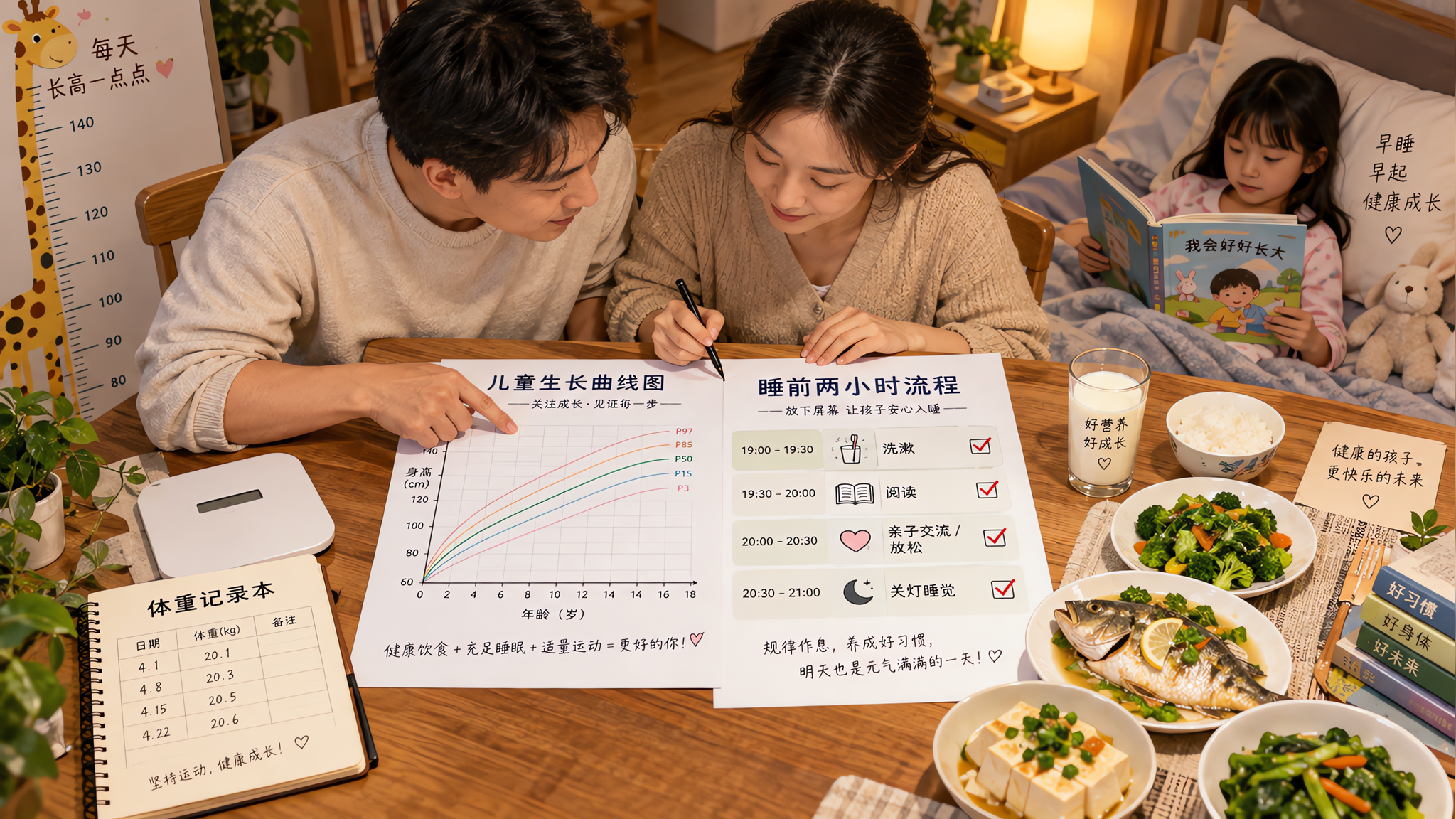 别再乱补了：真正拉开身高差的，是睡前两小时