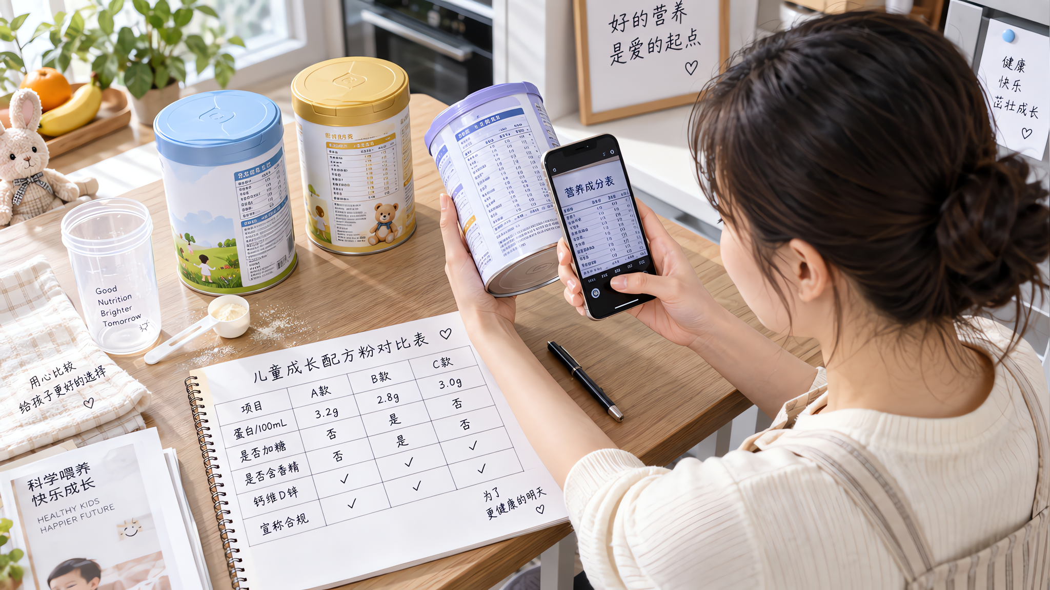 成长奶粉别看广告：5步看穿蛋白、加糖和强化陷阱