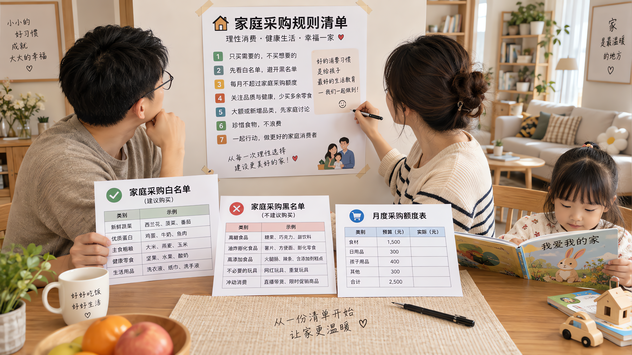 长辈来一次买一次？用三张清单止住零食玩具洪水