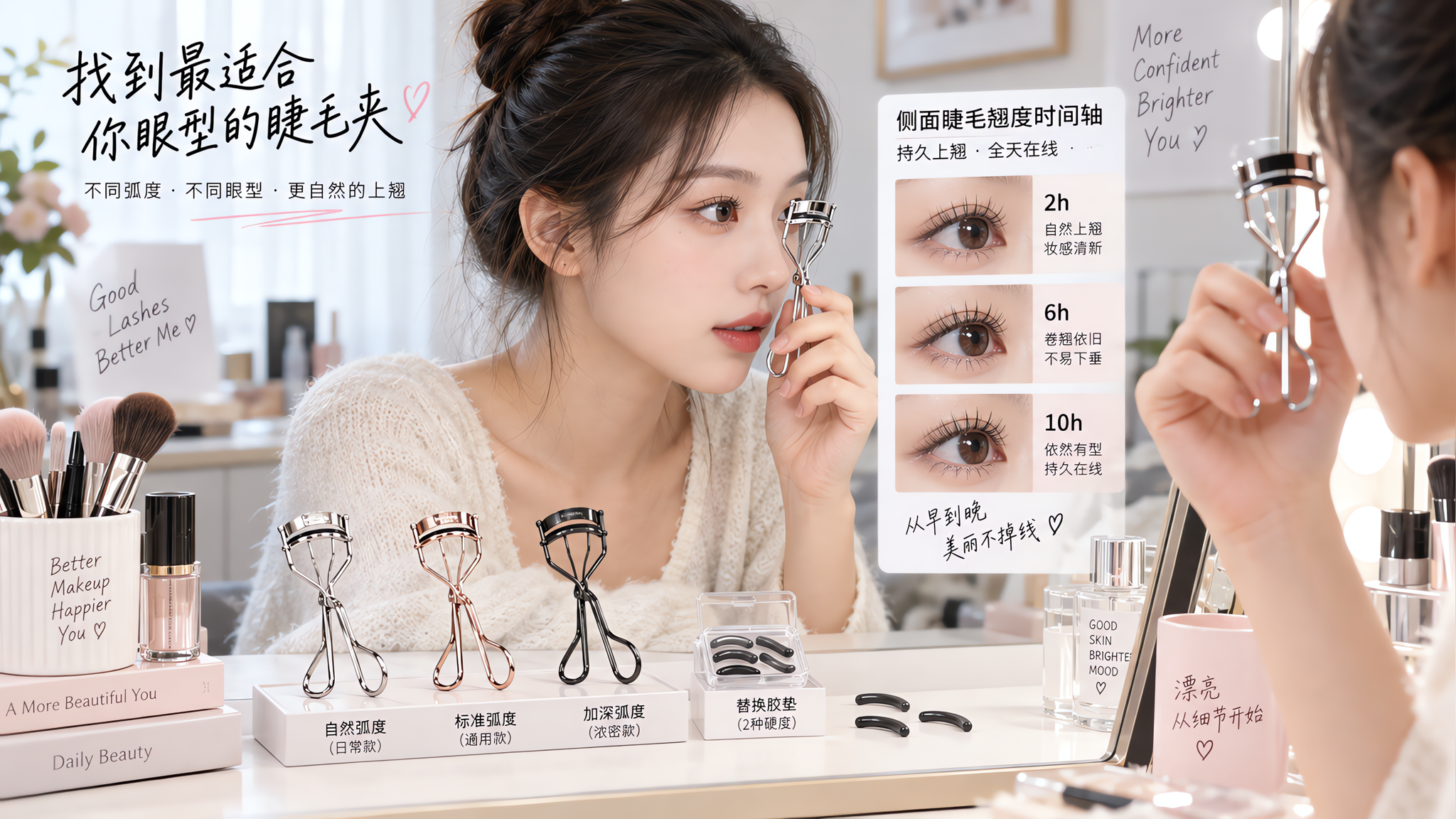 睫毛秒塌不是手残：弧度不对才是元凶