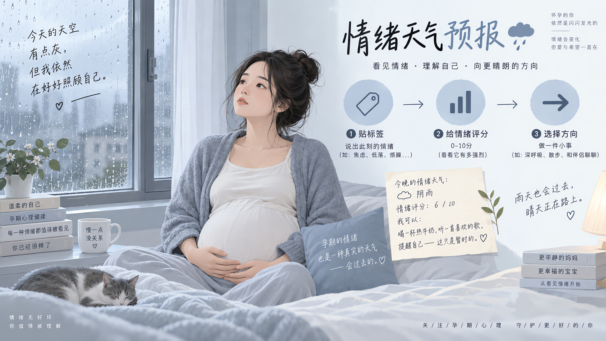 台风前一闷就心慌想哭？试试情绪天气预报三步法
