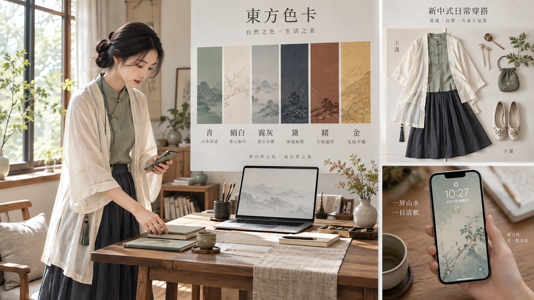 情绪很吵？试试一套东方配色把生活“降噪”