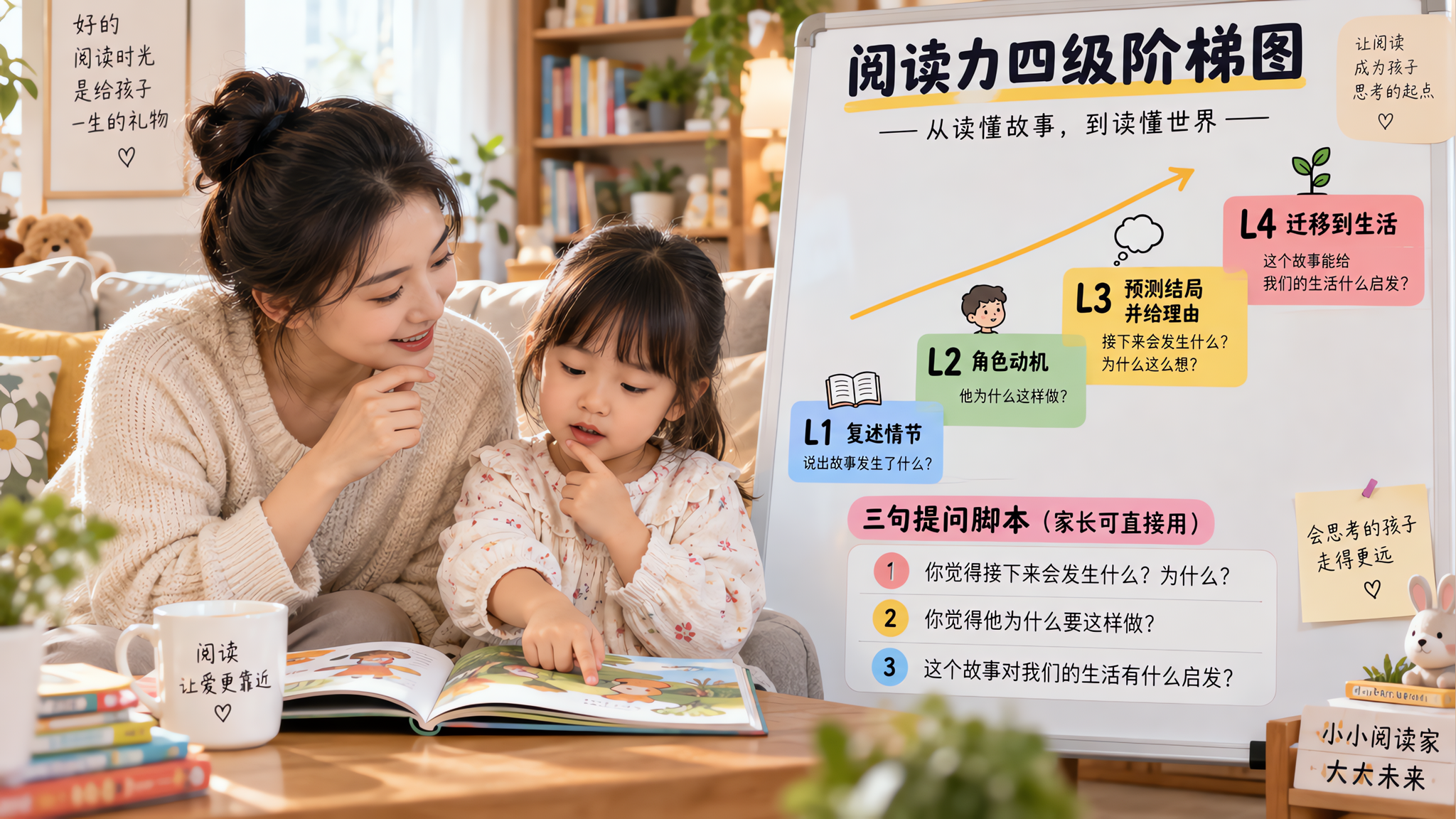 识字多却不会讲故事？用阅读力四级一测就懂