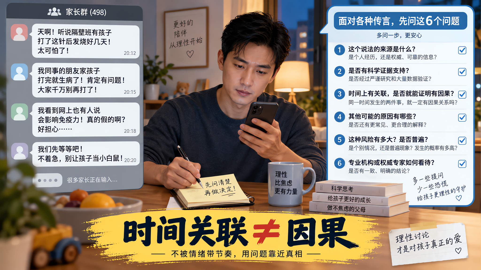 家长群说“打完疫苗出事了”？先用6问把恐慌变事实
