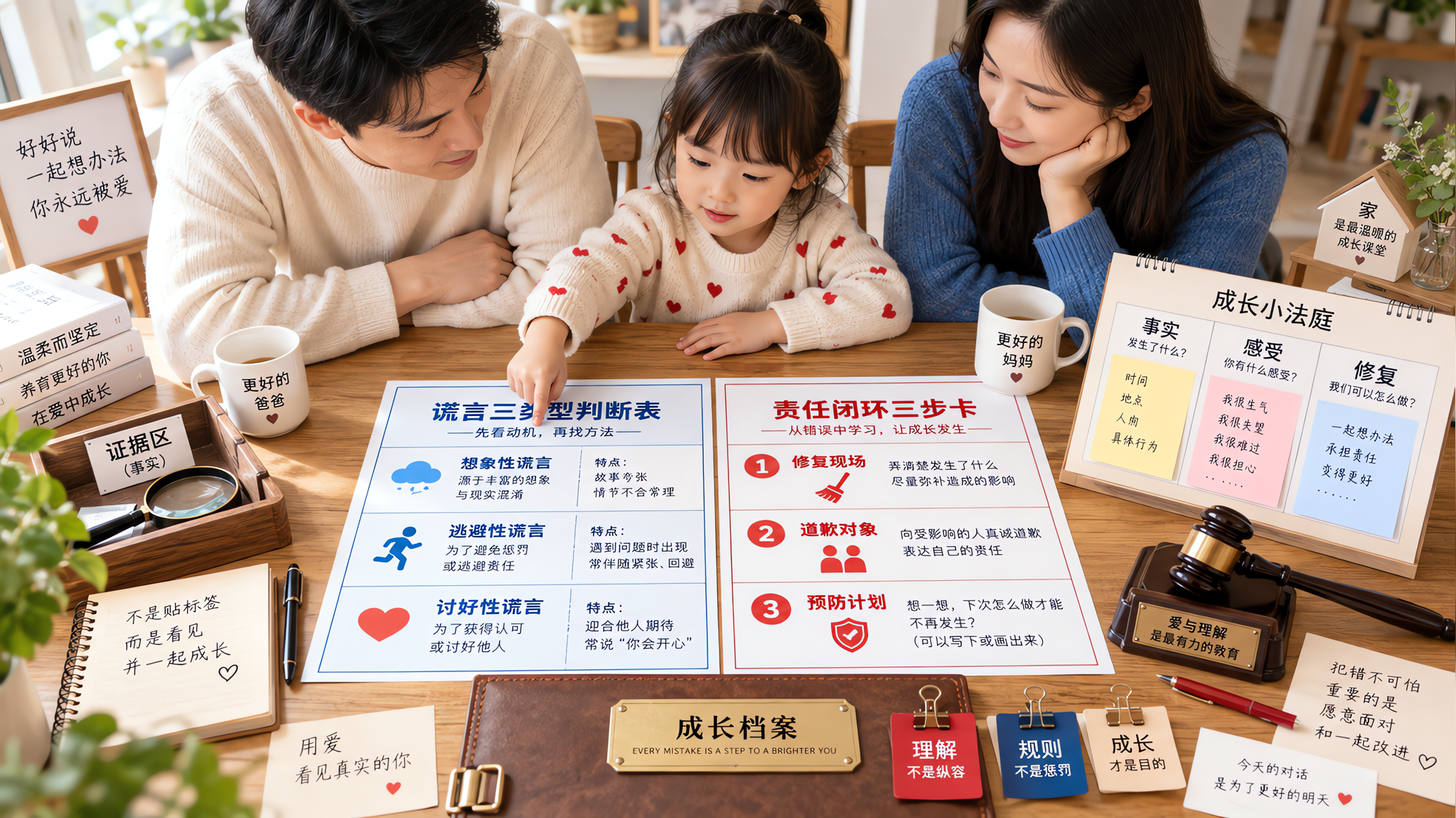 3-6岁孩子说谎怎么破：先分3类，再做责任闭环