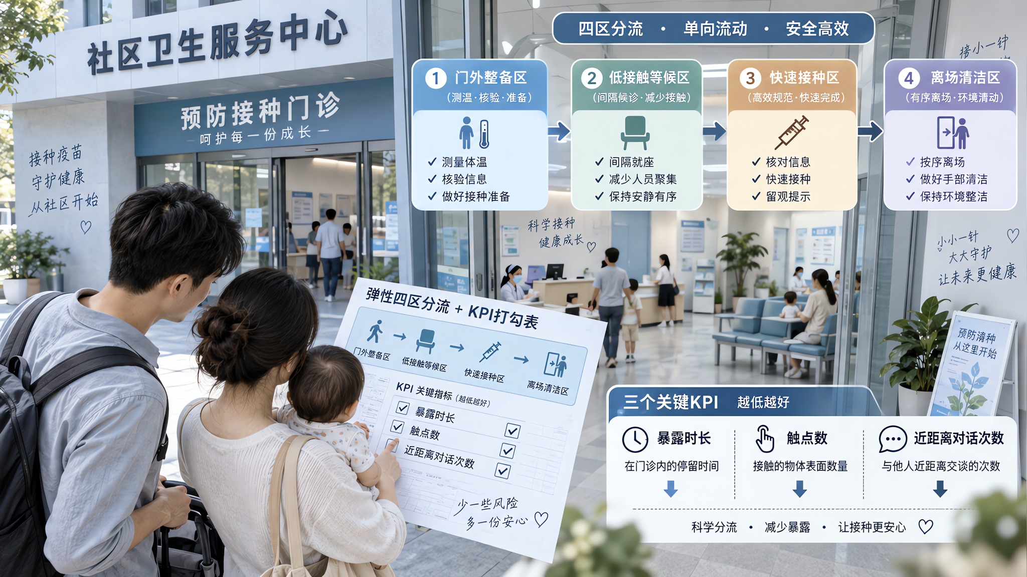 接种门诊怕交叉感染？用四区分流把暴露压到20分钟内