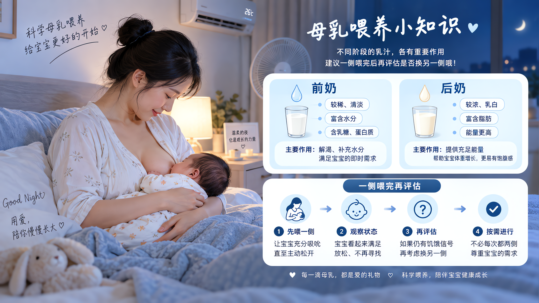 奶清不是奶差：热天先喂完一侧再判断