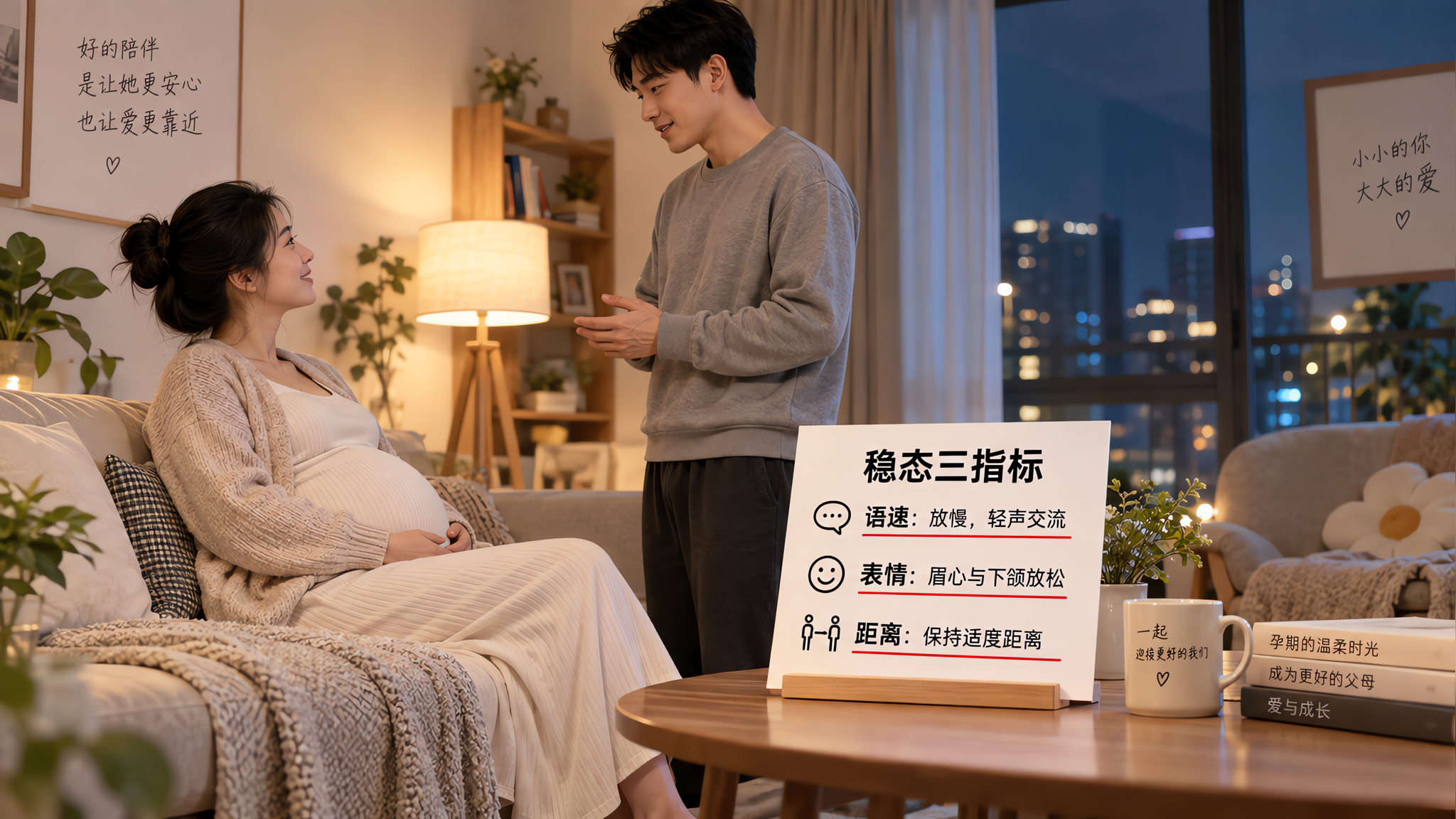 准爸爸产前稳态训练：语速表情距离三处微调