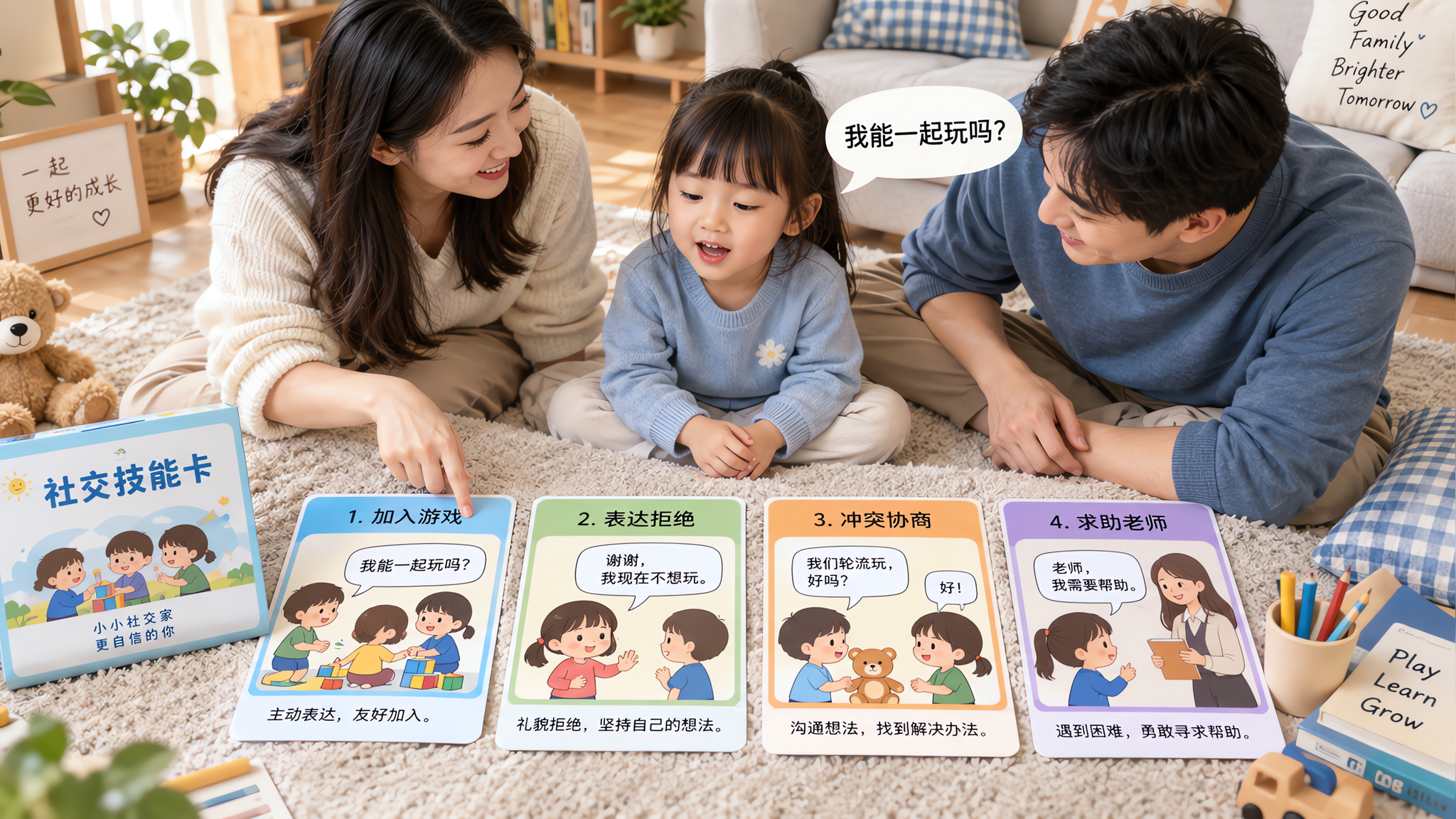 幼儿园社交别只教“要分享”：4个模块把孩子带进群体