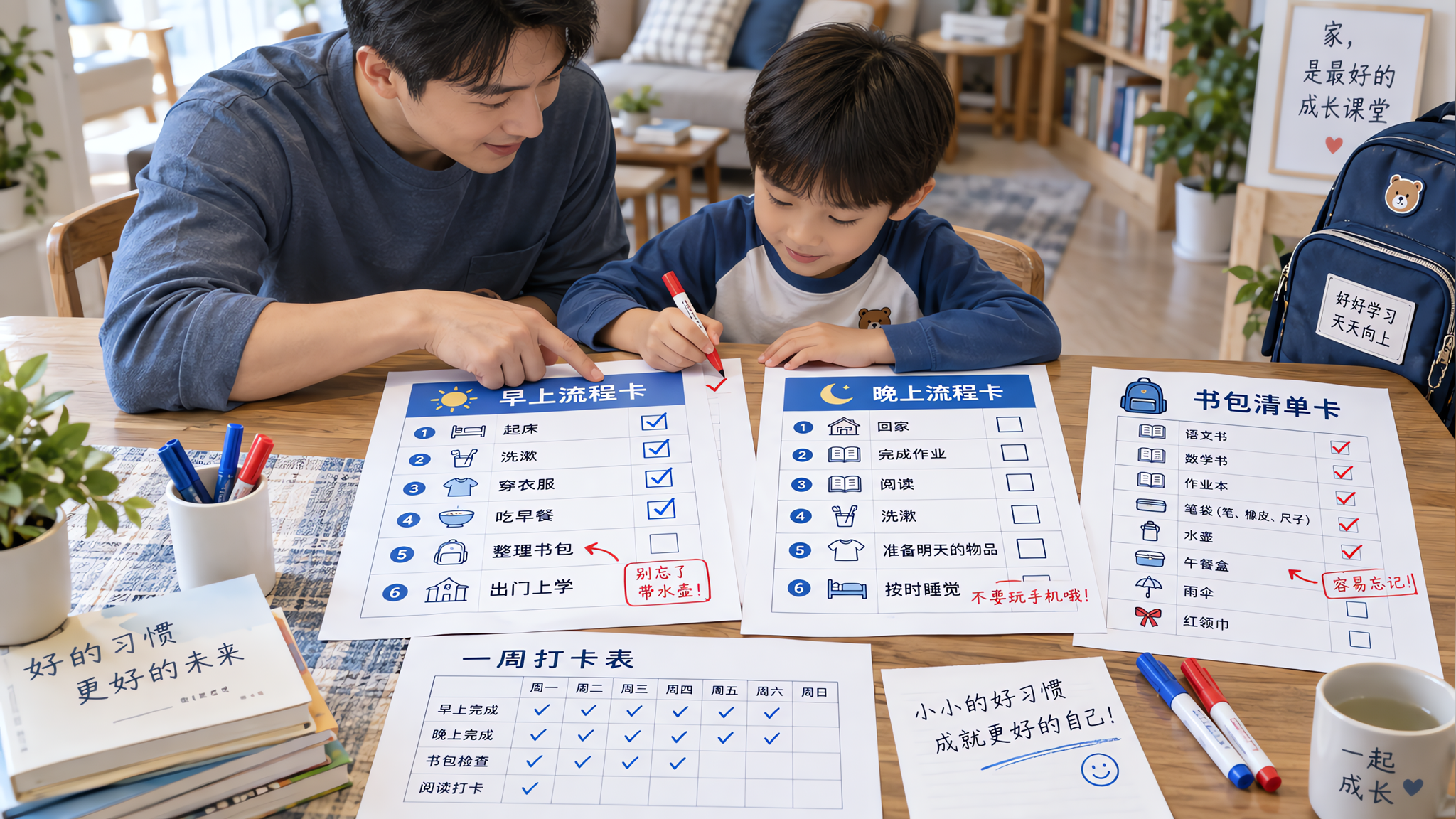 幼小衔接别急着刷题：先把自理和时间感练出来