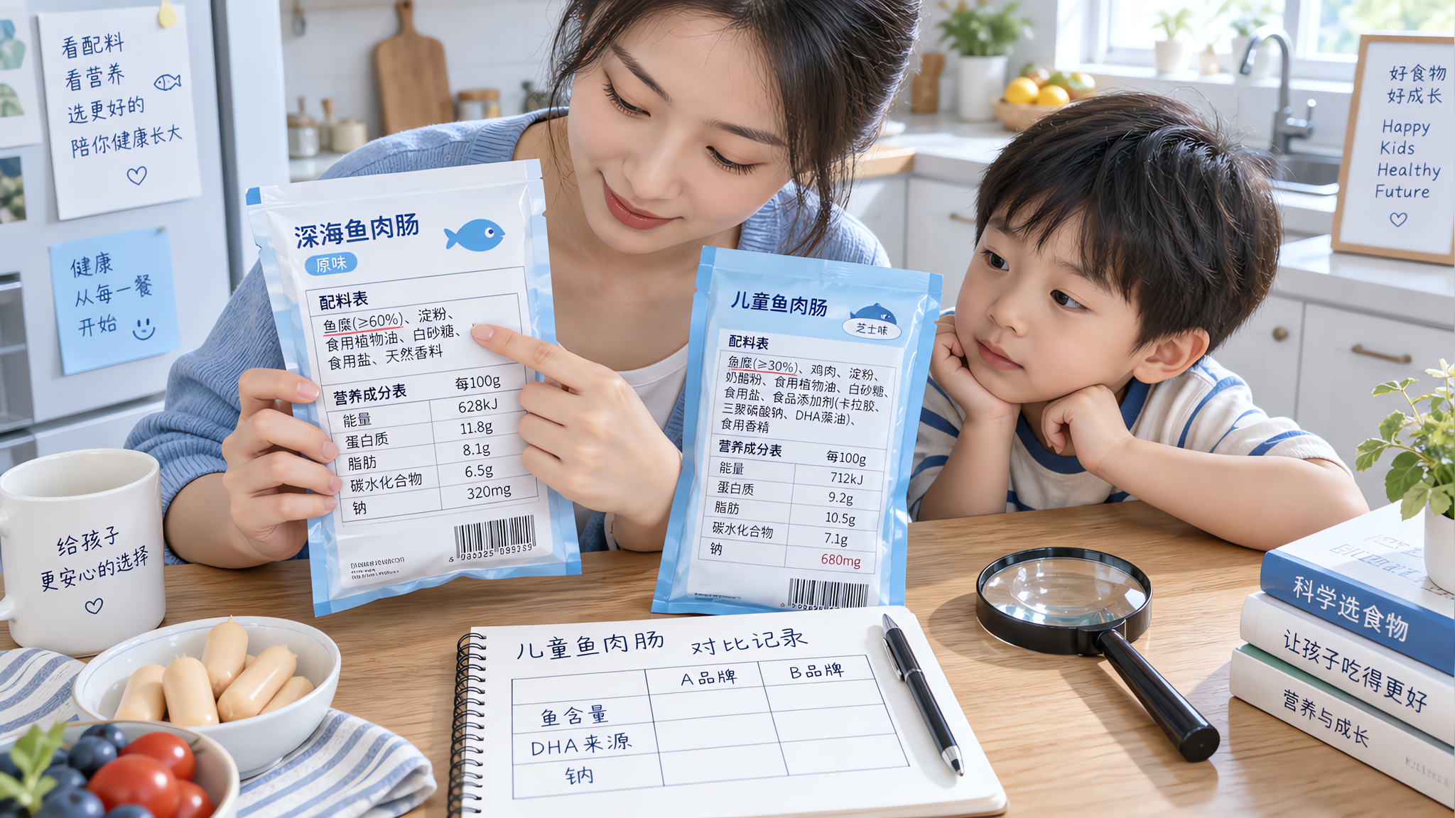 儿童鱼肠别盯DHA：3眼看穿鱼含量和钠