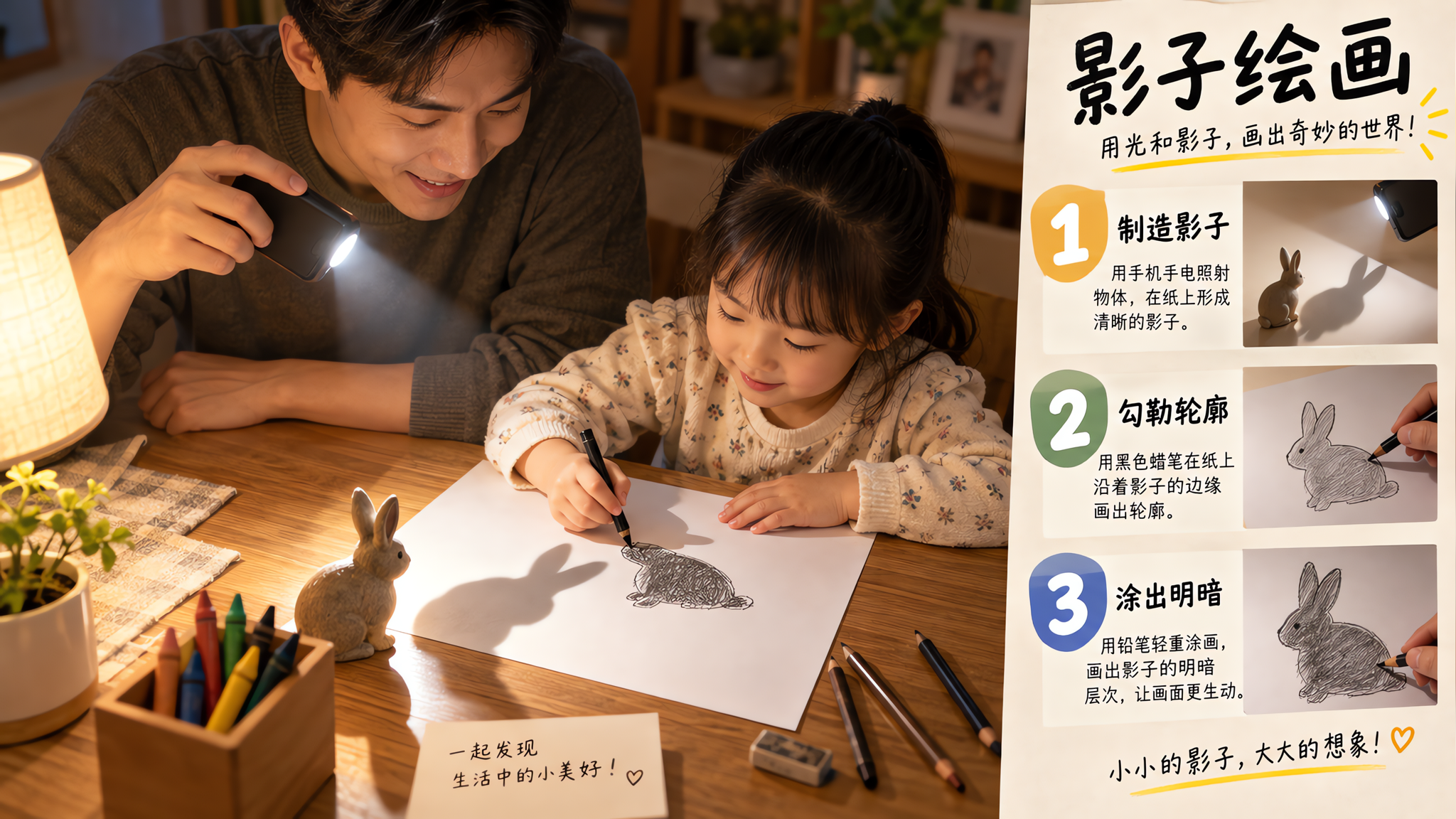 6月别逼孩子画简笔画：先练“看见影子”的能力