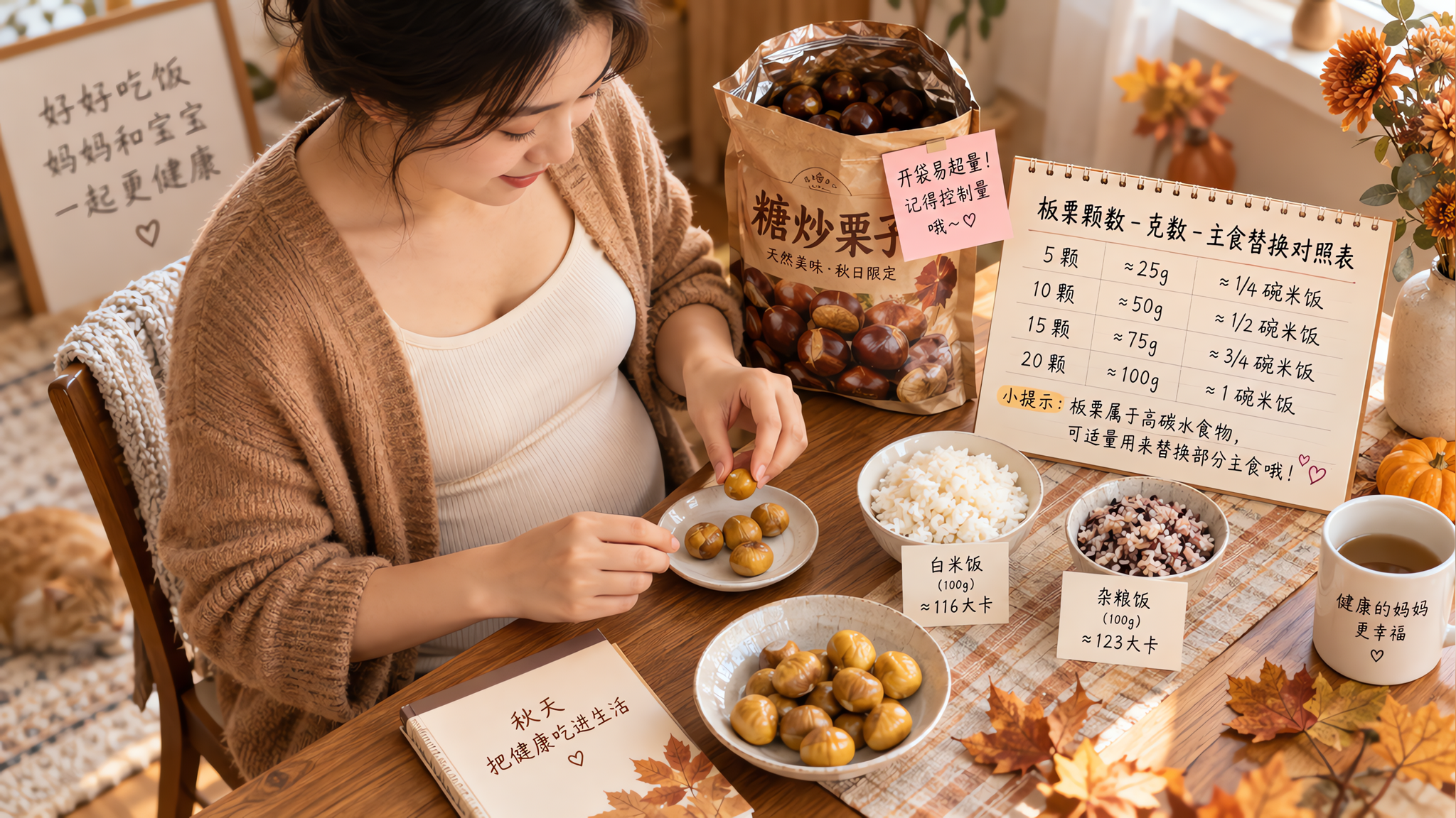 板栗其实是主食：一天最多12颗，吃了要减米饭