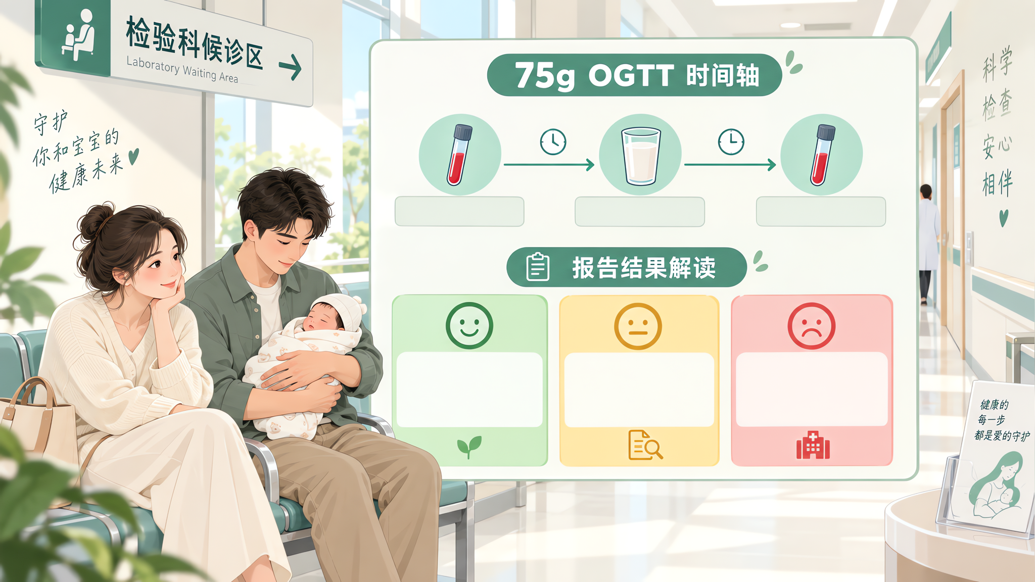 产后OGTT不用死卡42天 报告红黄绿这样看