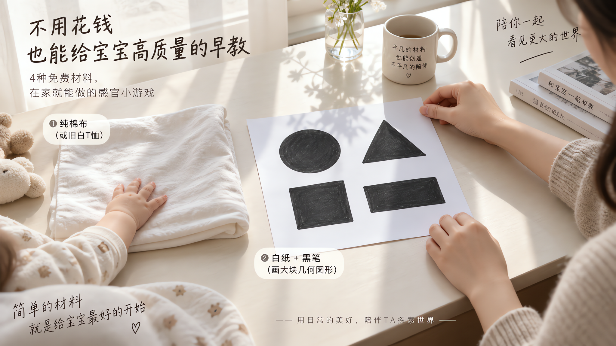 0–3月别再堆玩具：4种免费输入更关键