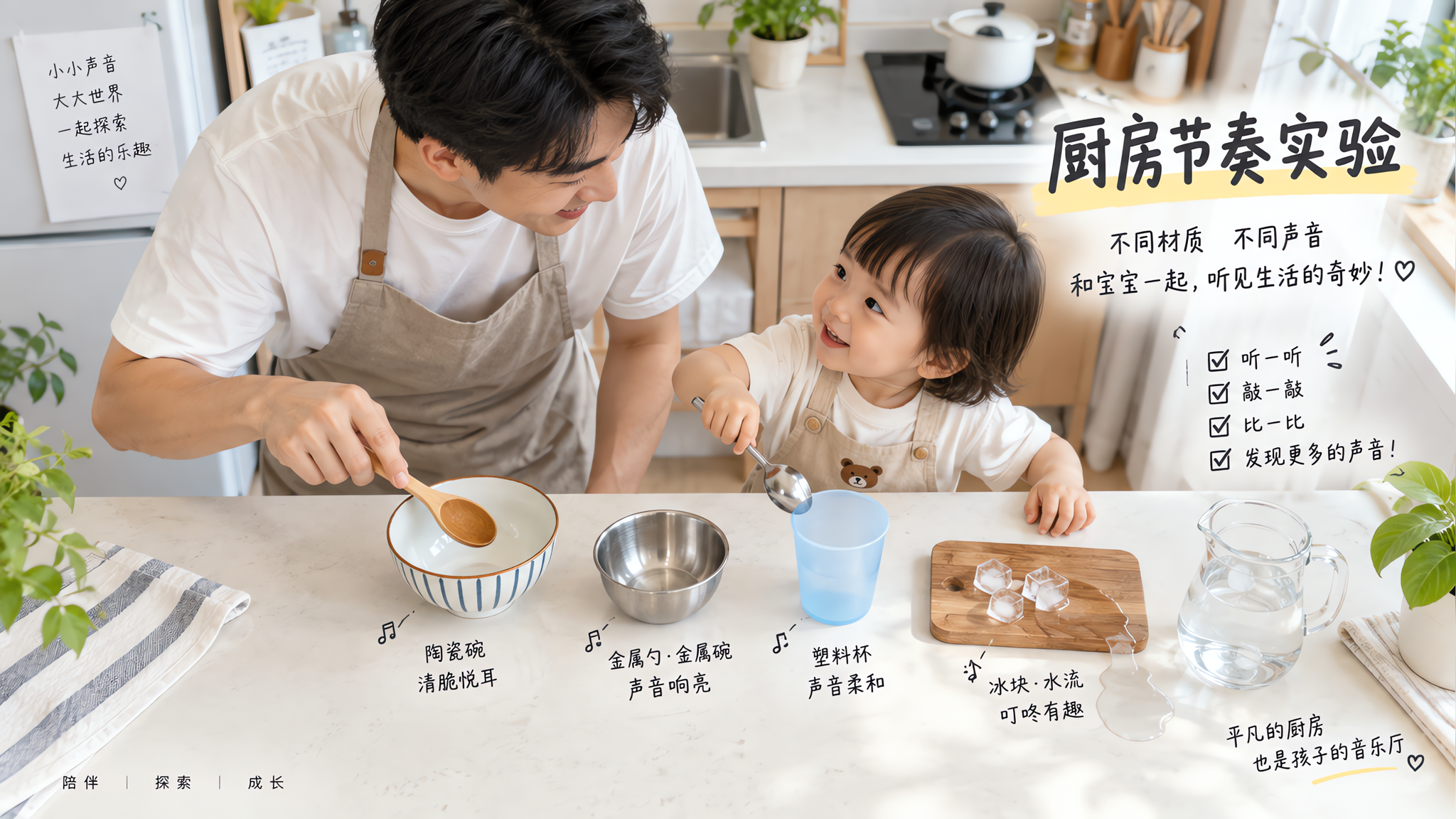每天5分钟：把厨房变成1-3岁节奏启蒙场