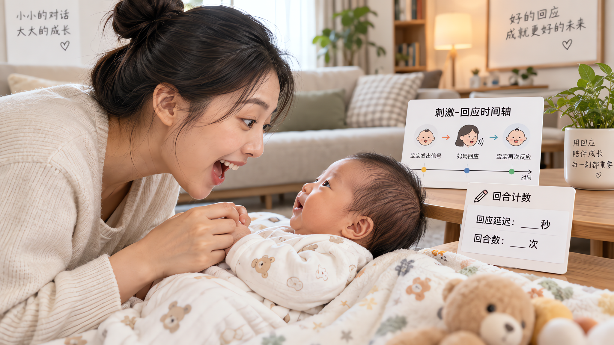 宝宝不爱笑=不聪明？用回应延迟和回合数看趋势