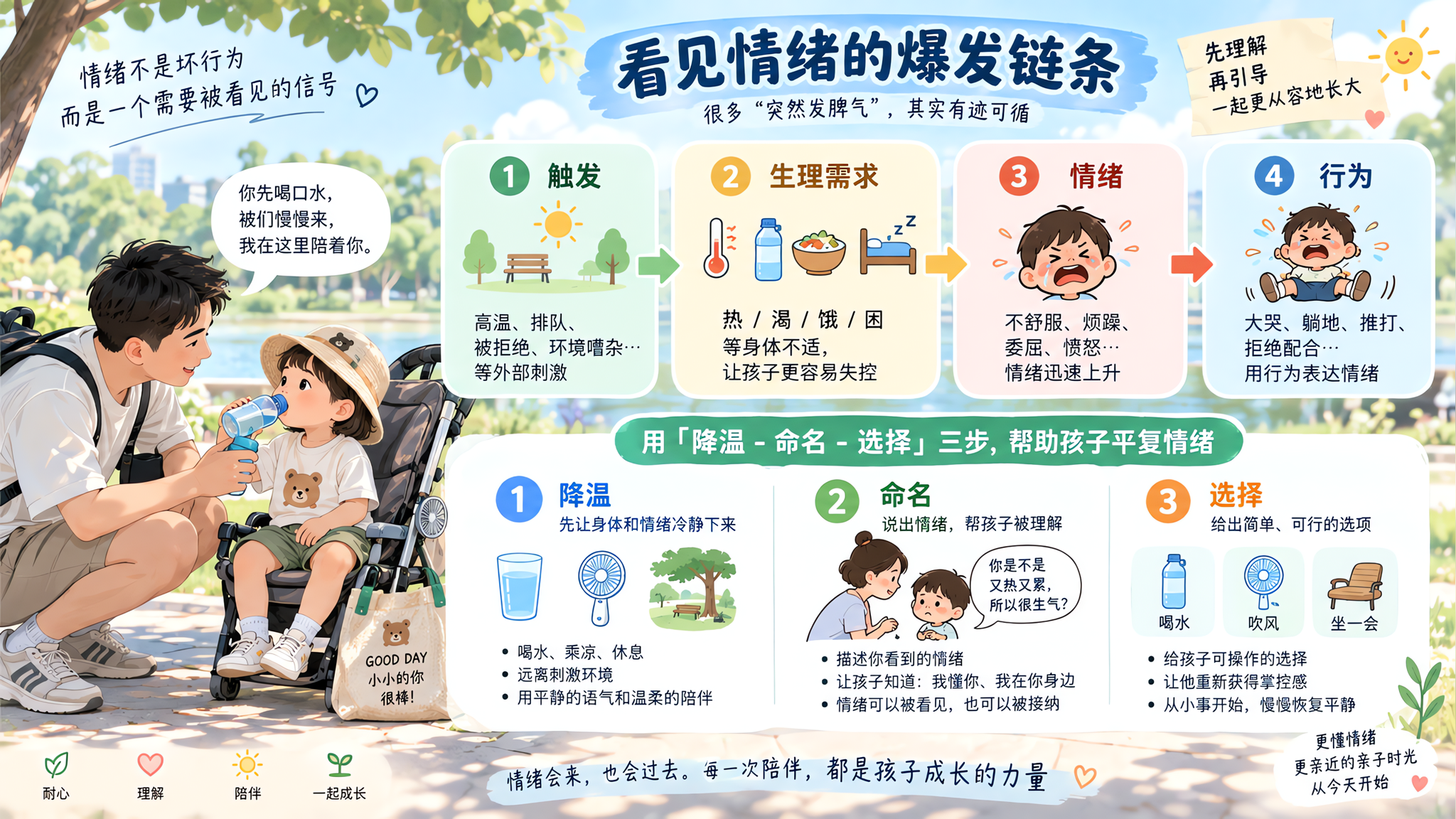 孩子夏天更敏感？先降温再讲道理才有用