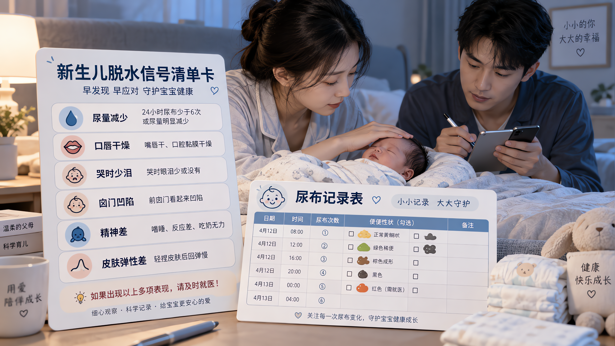 新生儿腹泻别急着止泻 先看3个脱水信号