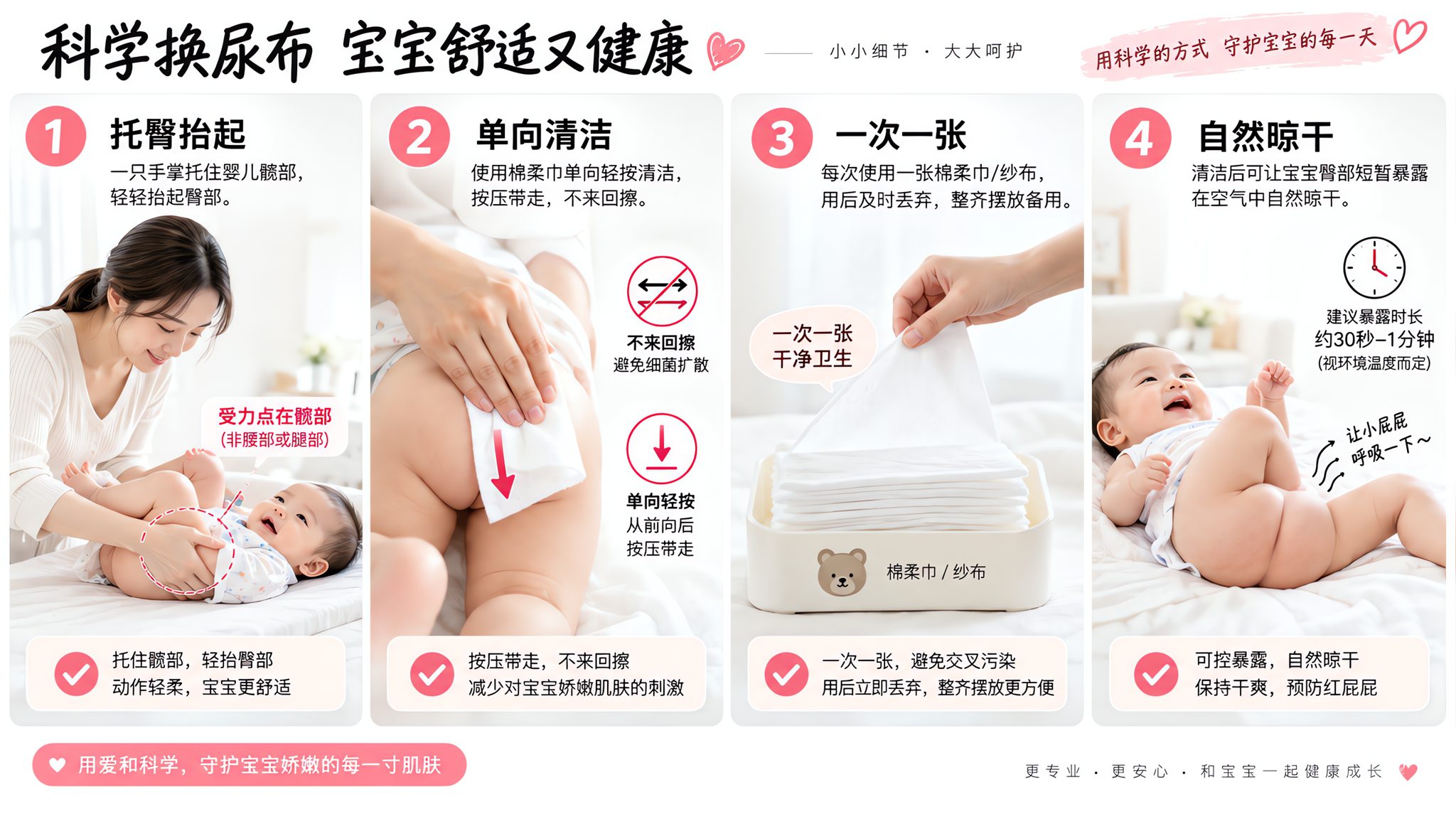 红屁屁越擦越烂？问题常在“抬臀+擦拭”