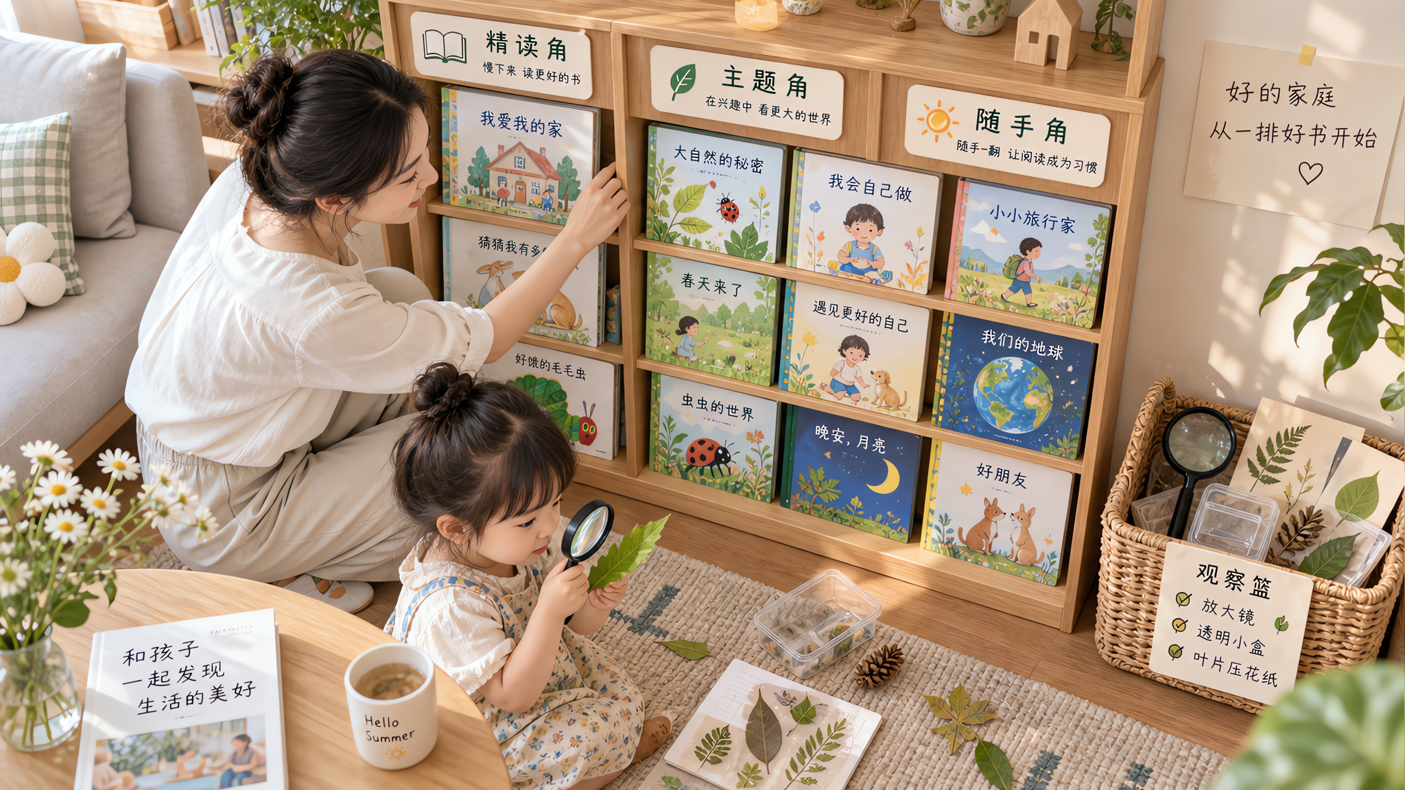 书太多孩子反而不读：书架只露出12本就够了