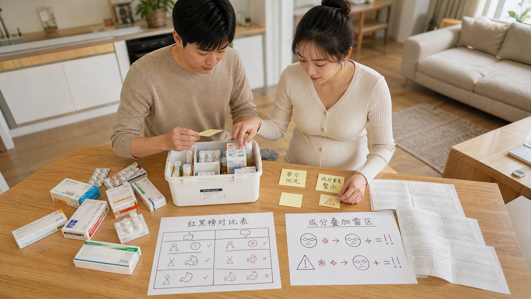 孕期止痛别乱叠加：先查成分再吃药