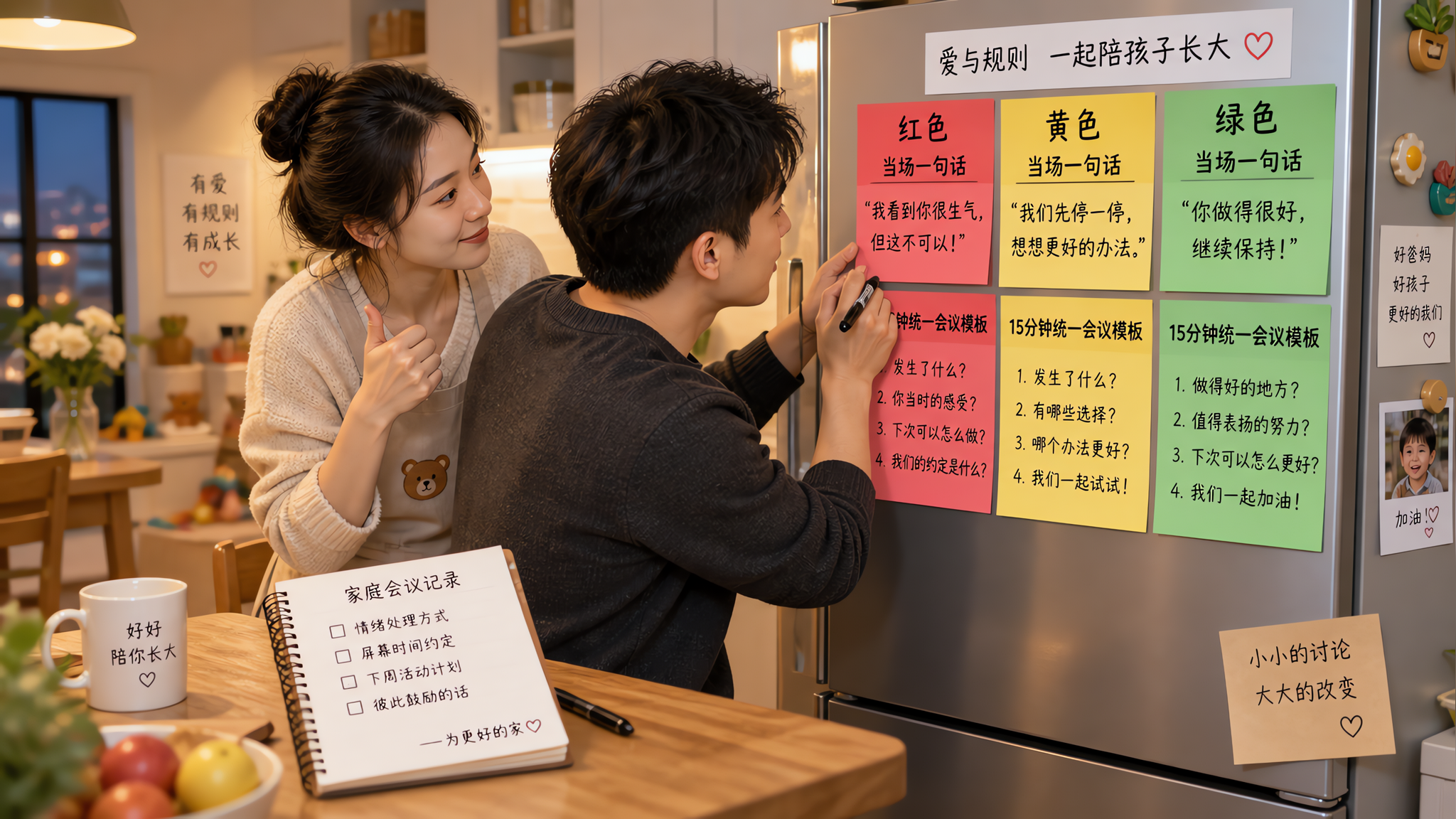 夫妻教养不一致别当娃面吵：用这3步立刻统一口径