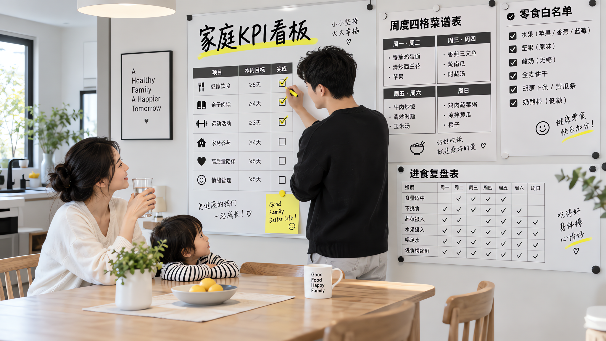夏天孩子厌食别硬哄：一套餐桌KPI表，全家少吵一半
