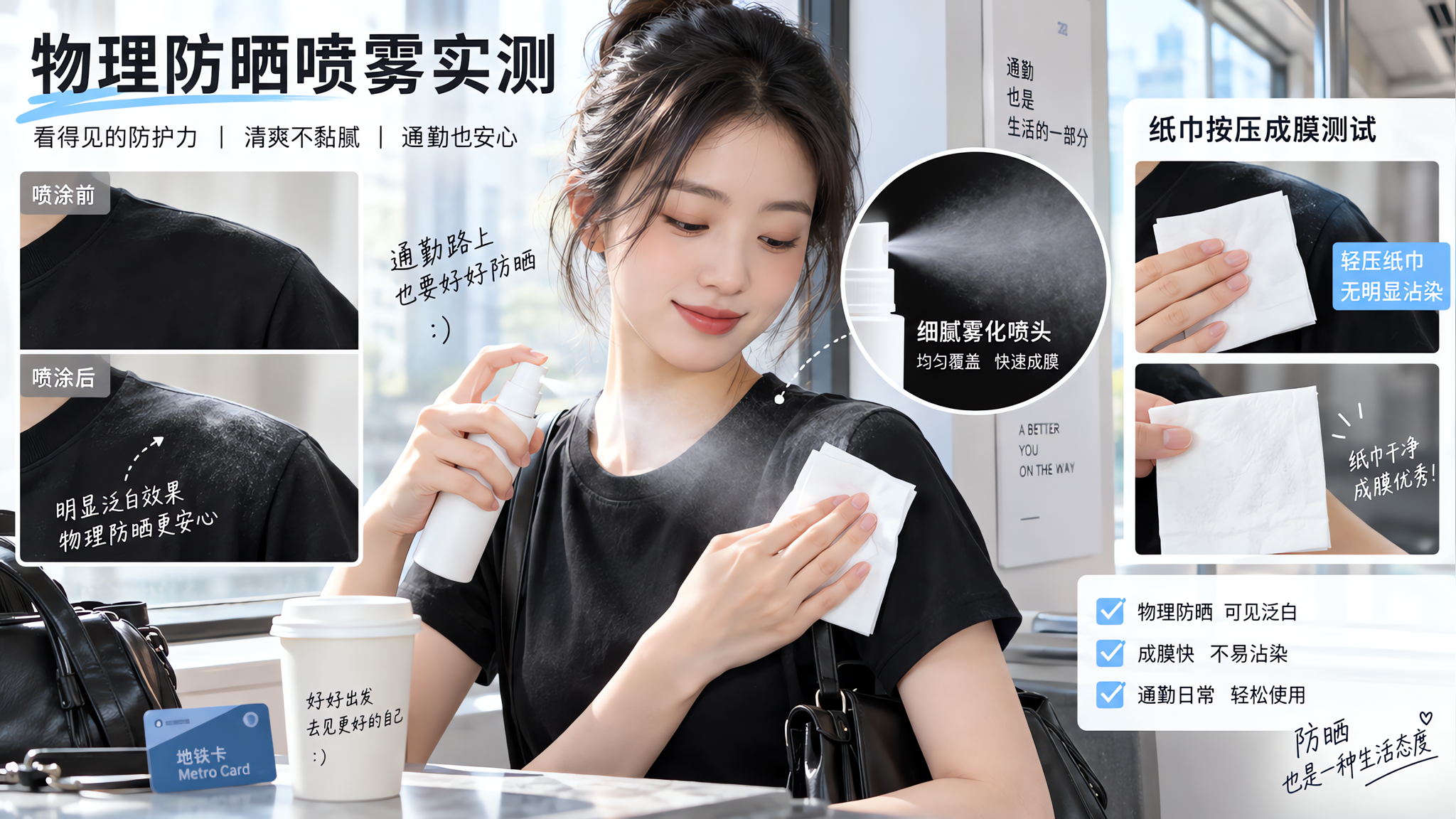 无香物理防晒喷雾怎么选？别只看SPF，先避开3个“糊墙点”