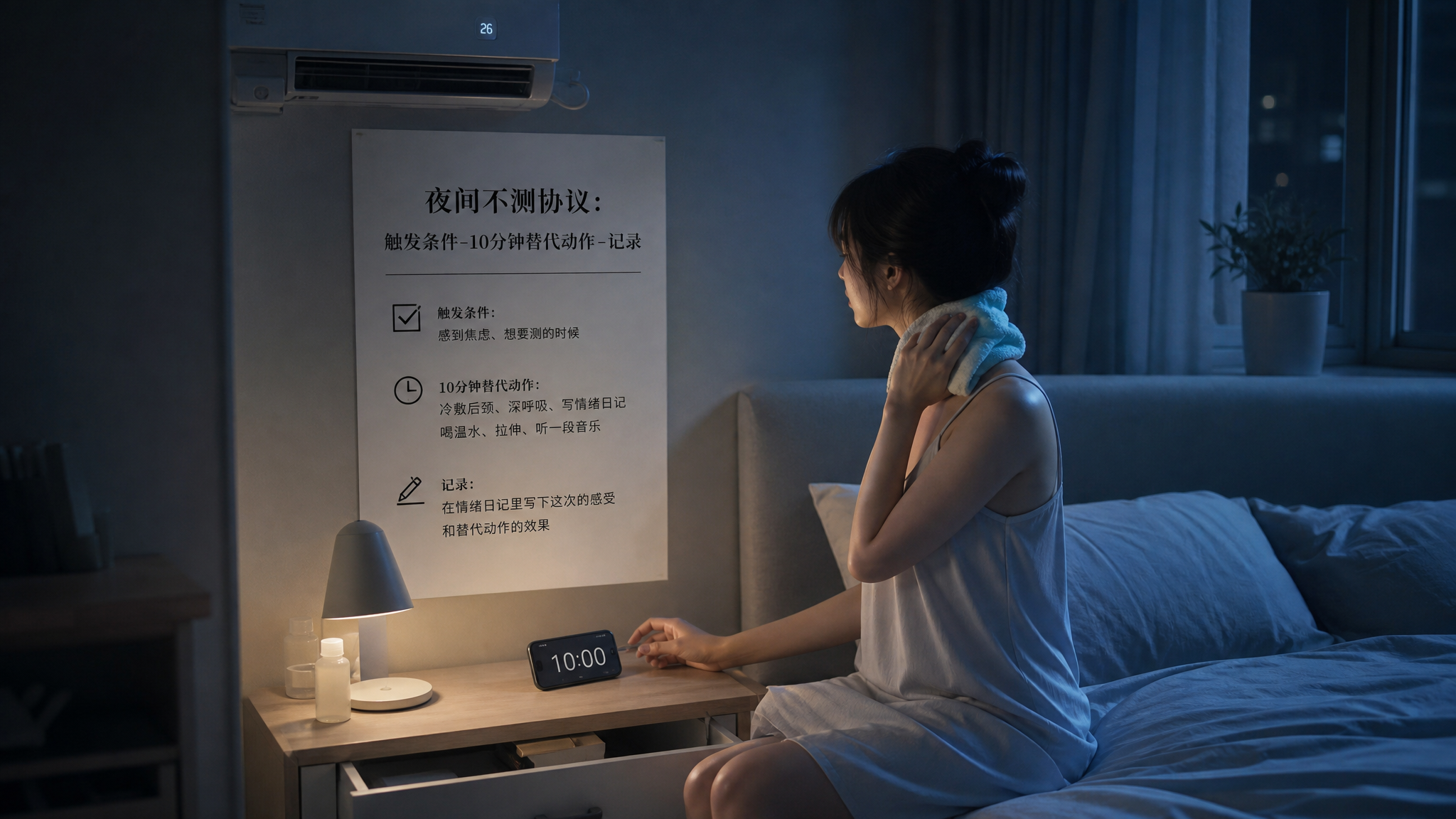 夜里越热越想测？一份可照抄的夜间不测协议