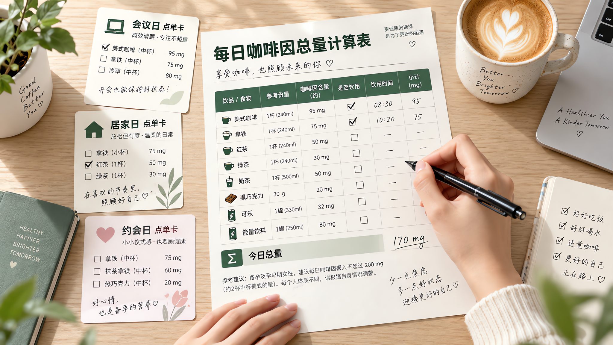 备孕也能喝咖啡：先算总量再点单，告别心悸失眠