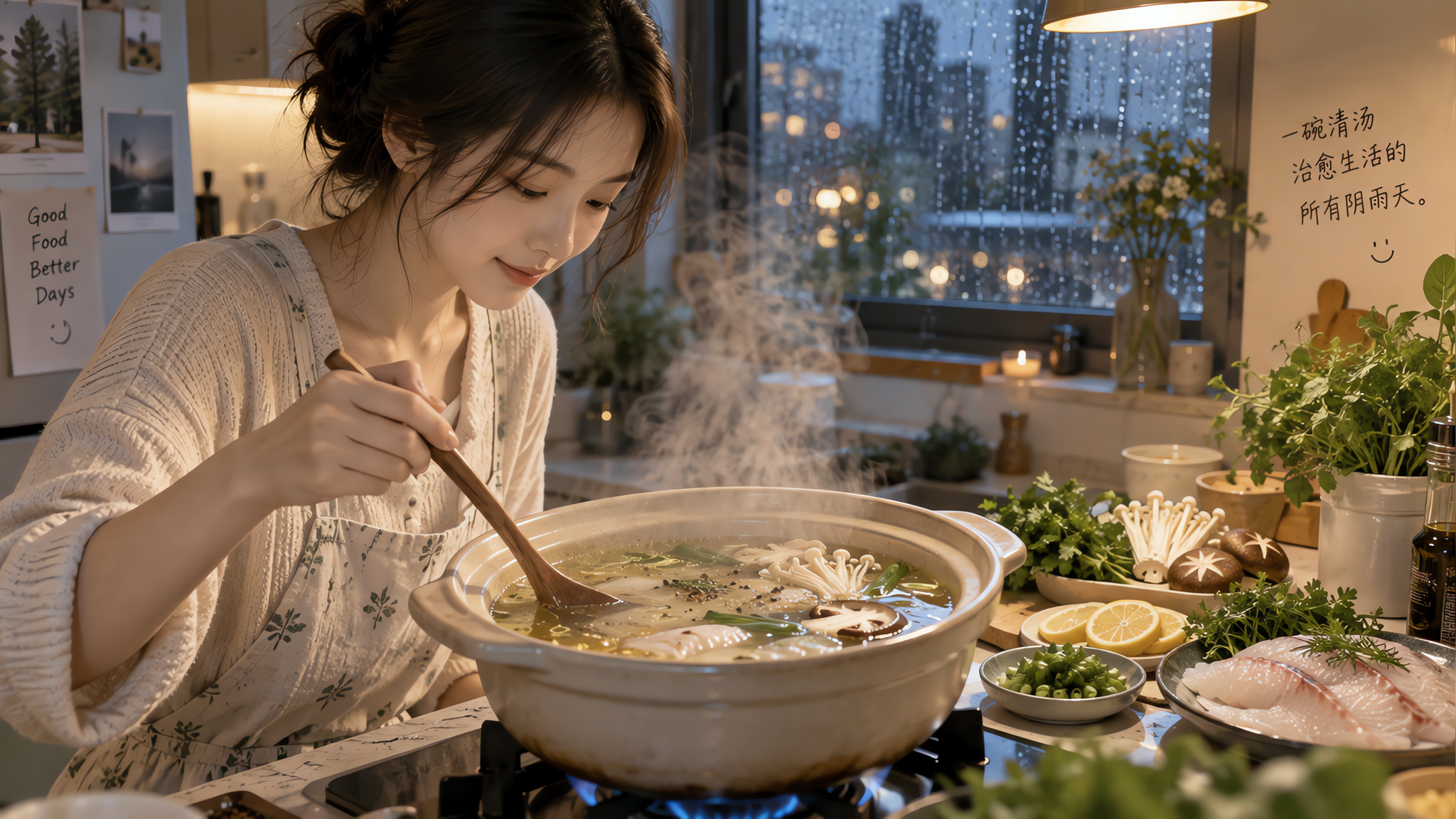 潮闷暴雨天别吃重口了：这锅胡椒柠檬清汤更解腻