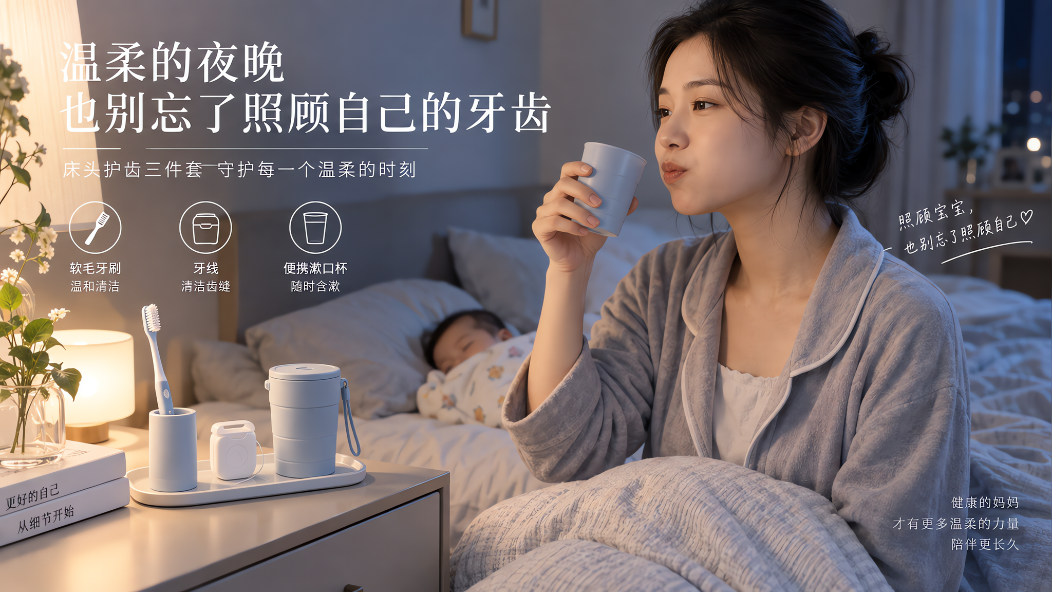 月子不刷牙真会出事：先坏的是牙龈不是牙