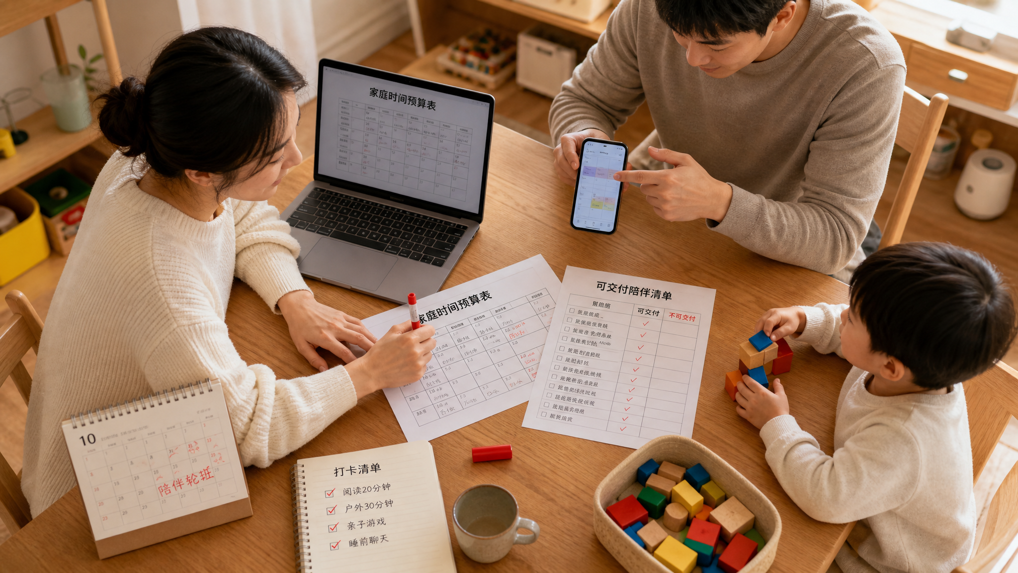 陪伴不是无底洞：一张时间预算表终结母职勒索