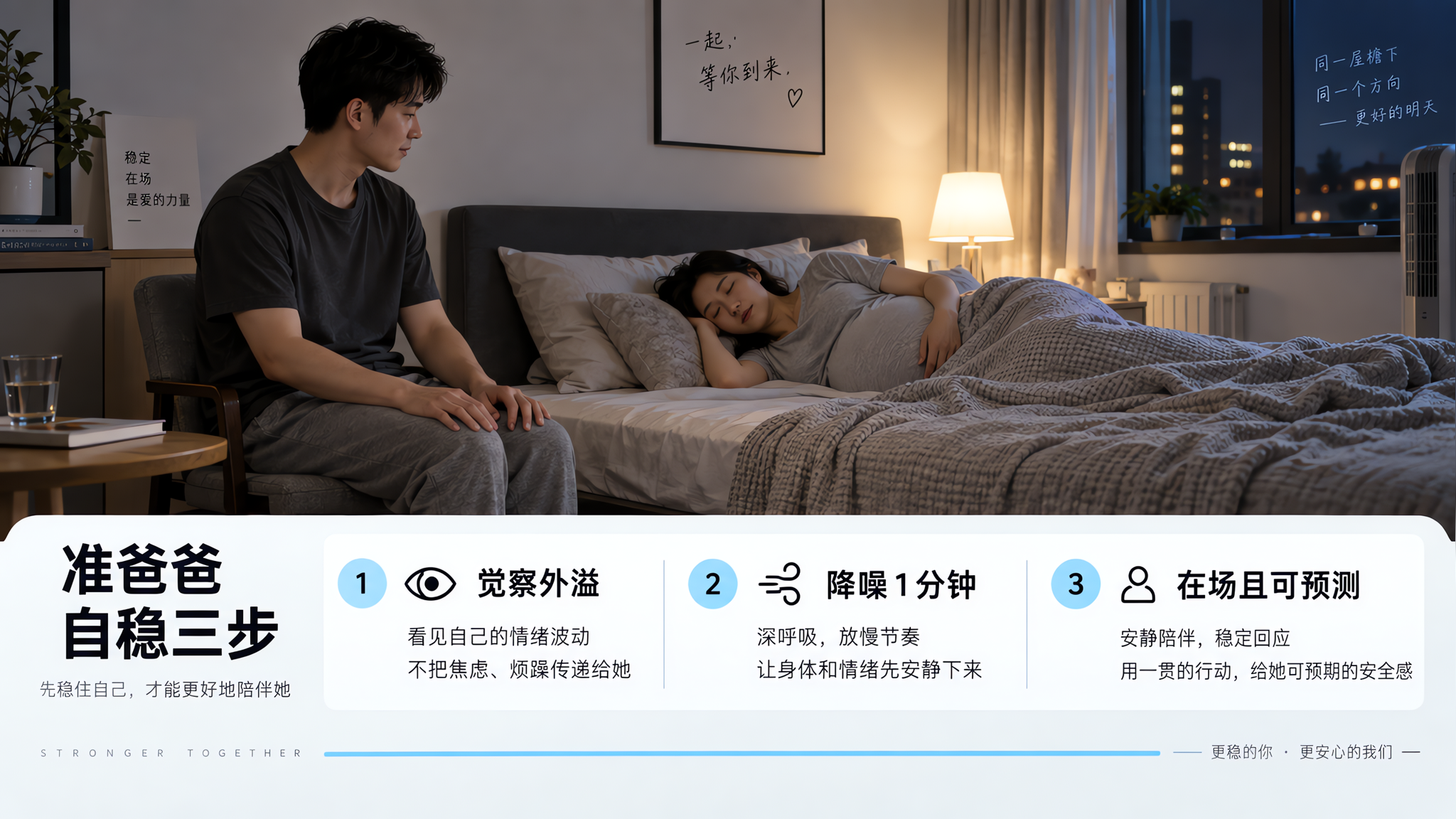 临产前最怕的不是不会安慰，是你的焦虑外溢