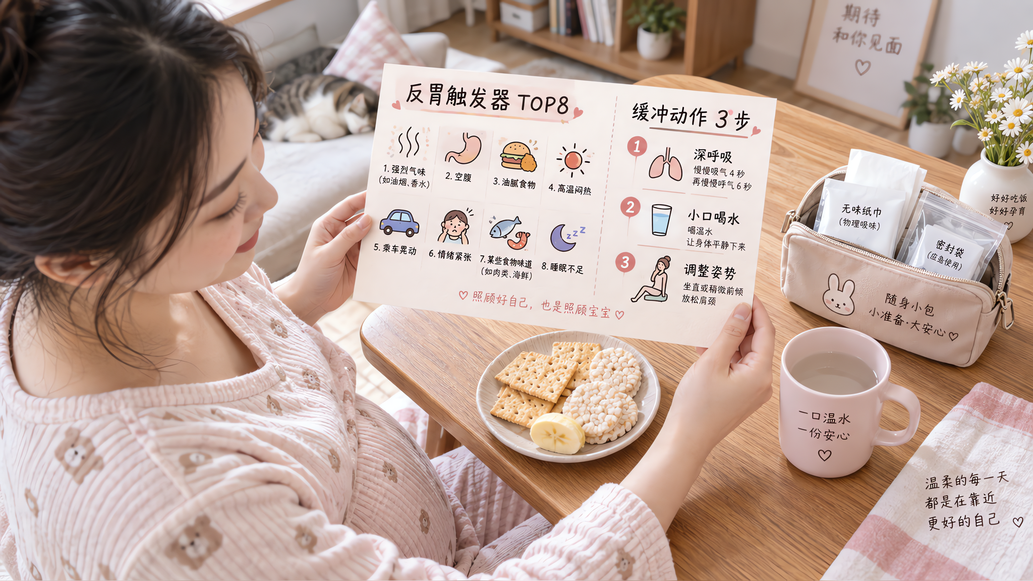 9月闷热闻啥都想吐？早孕反胃用这3步缓冲