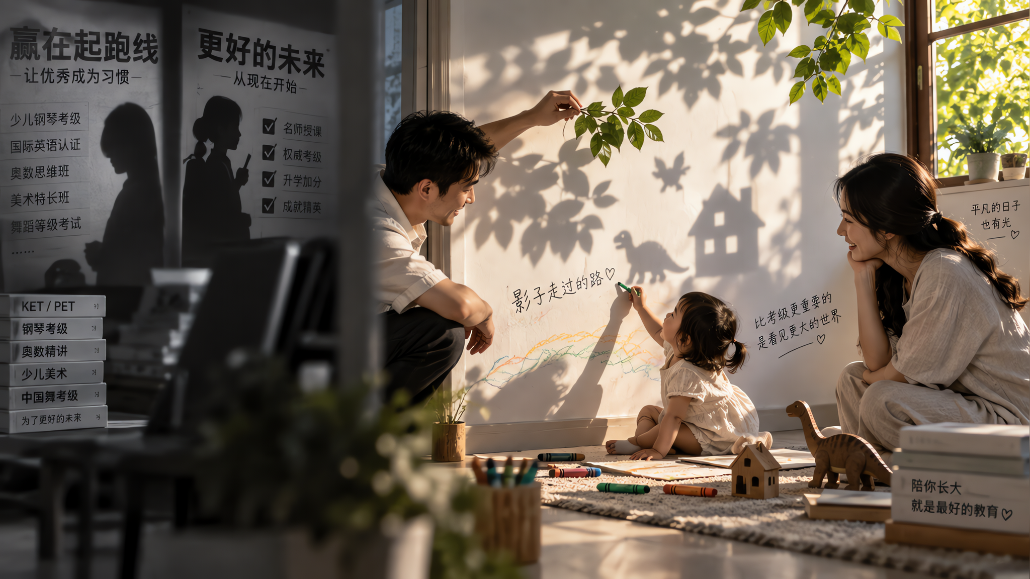 1-3岁学才艺别赶考级：每天15分钟光影涂鸦更有用