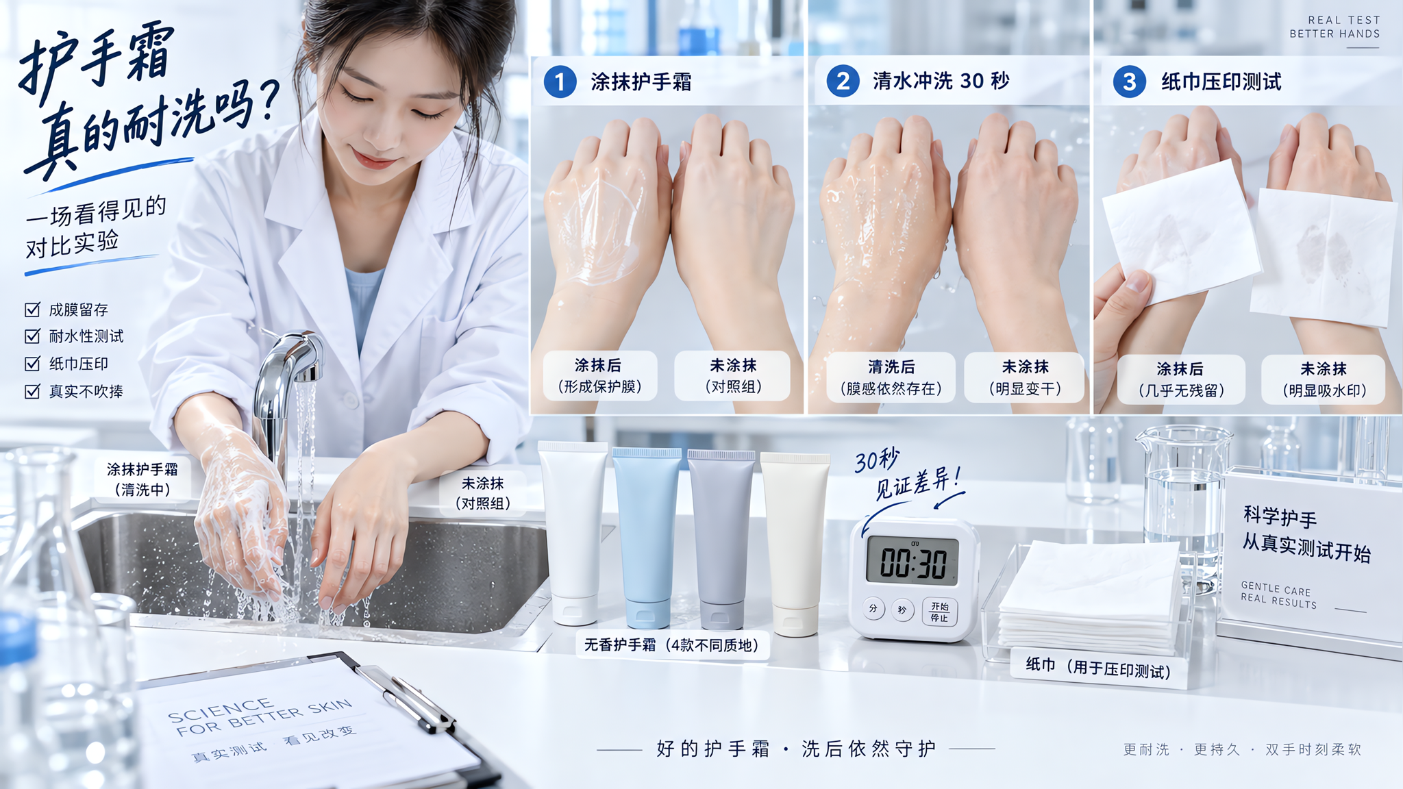 护手霜一洗手就没？挑无香耐洗的4个硬标准