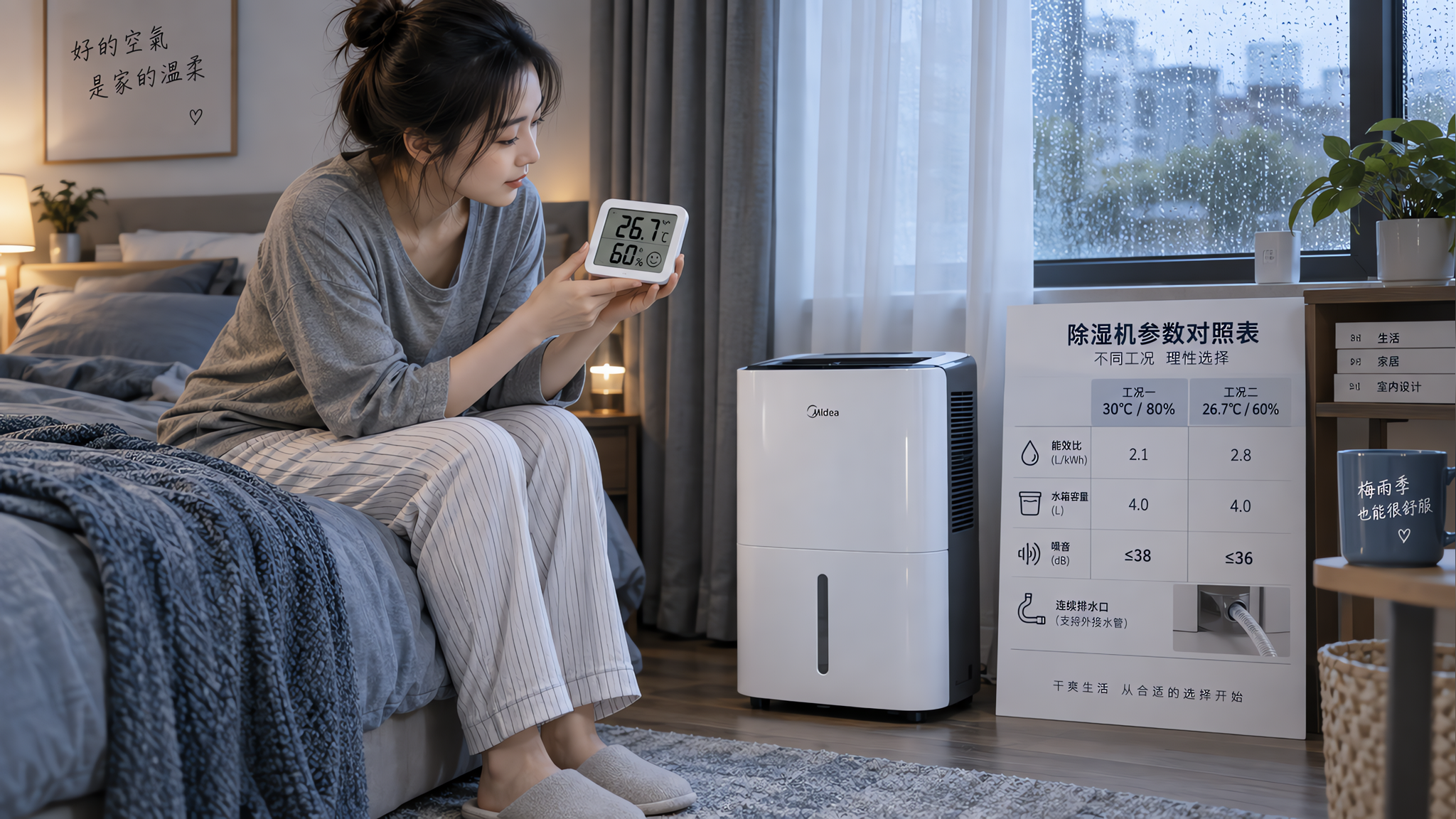 除湿机别只看除湿量：按工况+能效+排水三步买对