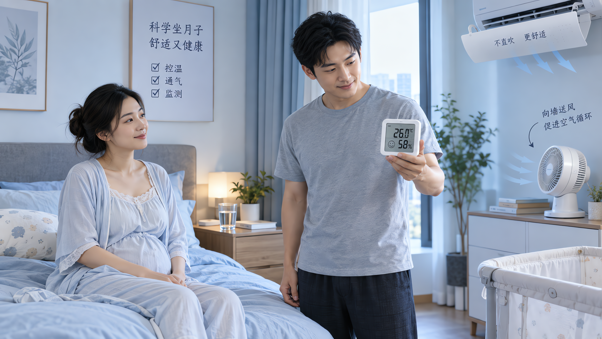 盛夏坐月子别再捂汗：3C控温守住热应激红线