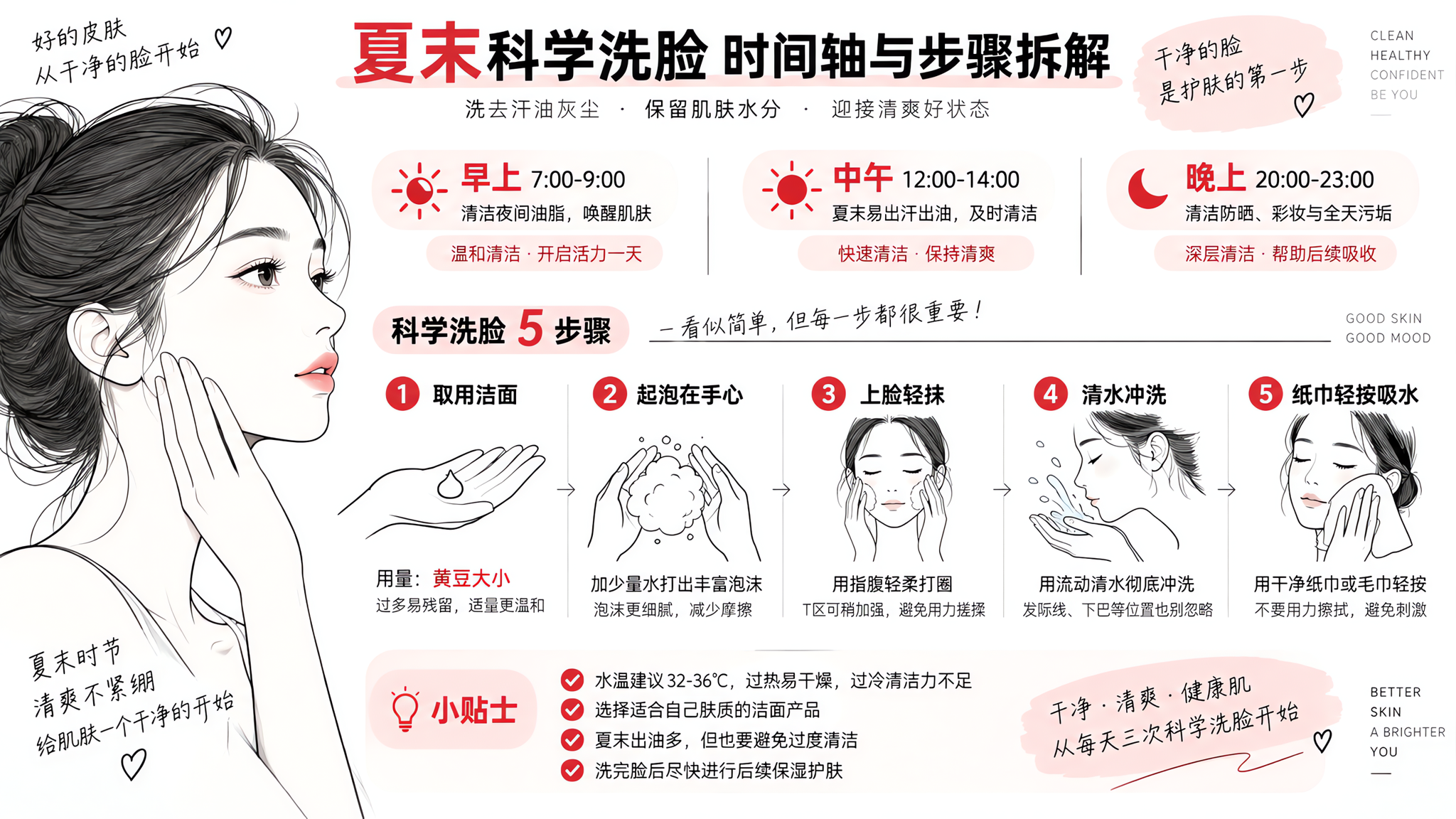越洗越油还发痒？把洗脸频率降下来才是关键
