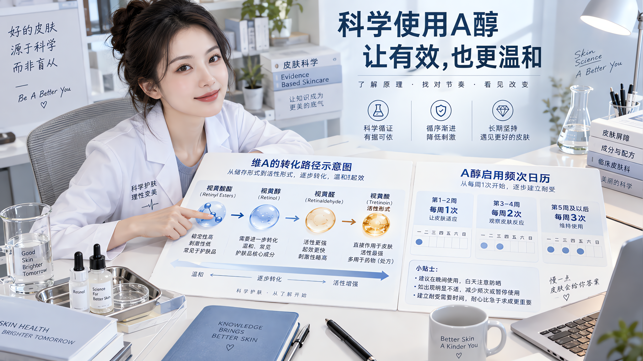 维A越用越敏？把“猛”改成“对”：低刺激启用SOP