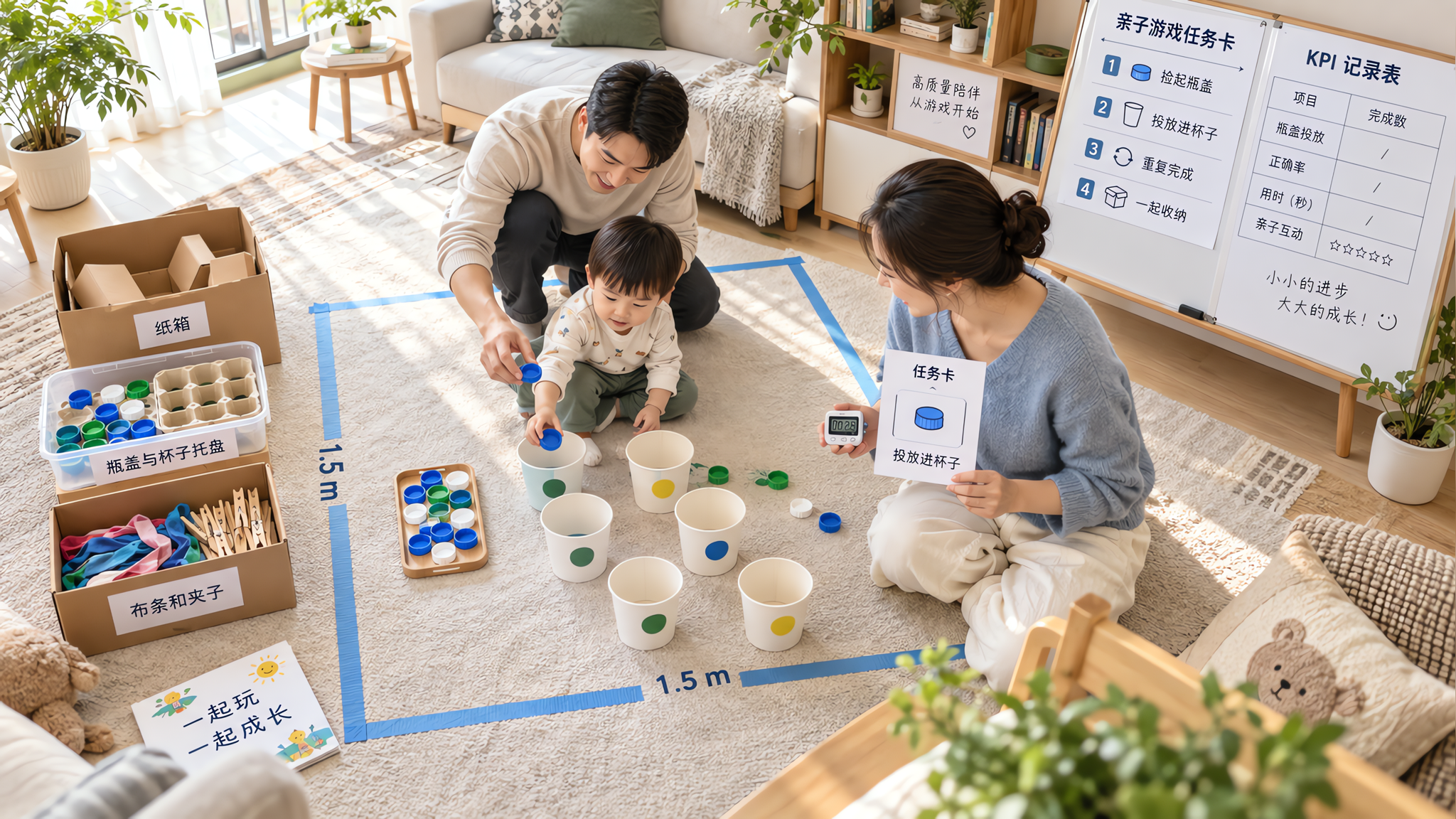 每天20分钟，搭出1-3岁家庭游戏实验室