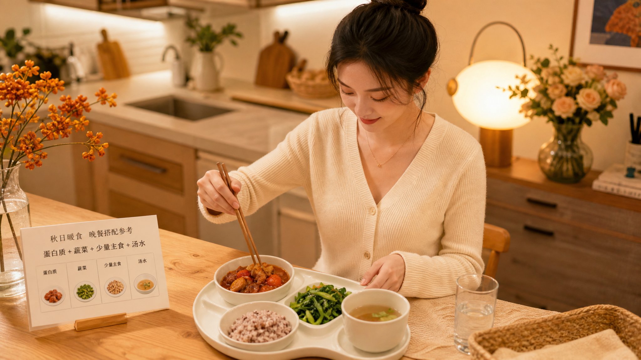 9月晚餐照这个结构吃：不饿不肿，更不容易贴秋膘