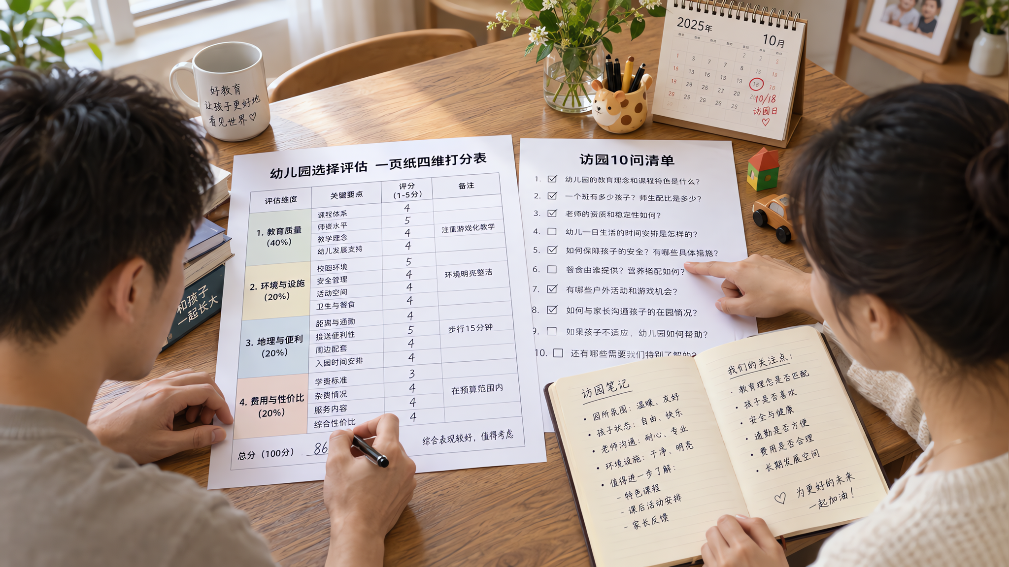 选幼儿园别看装修：四维打分+10问把坑问出来