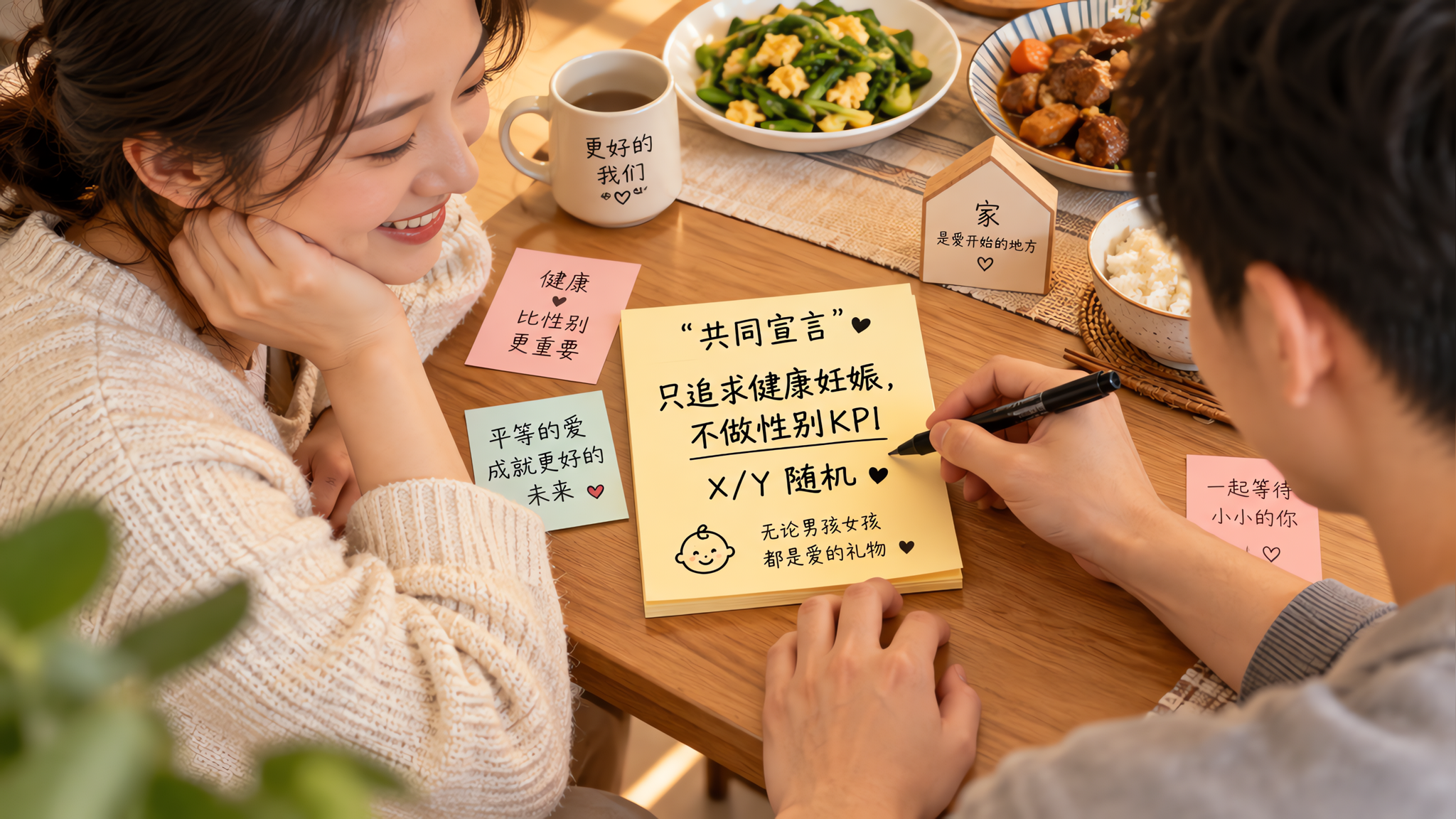 生男生女谁说了算？饭桌上请让爸爸先开口