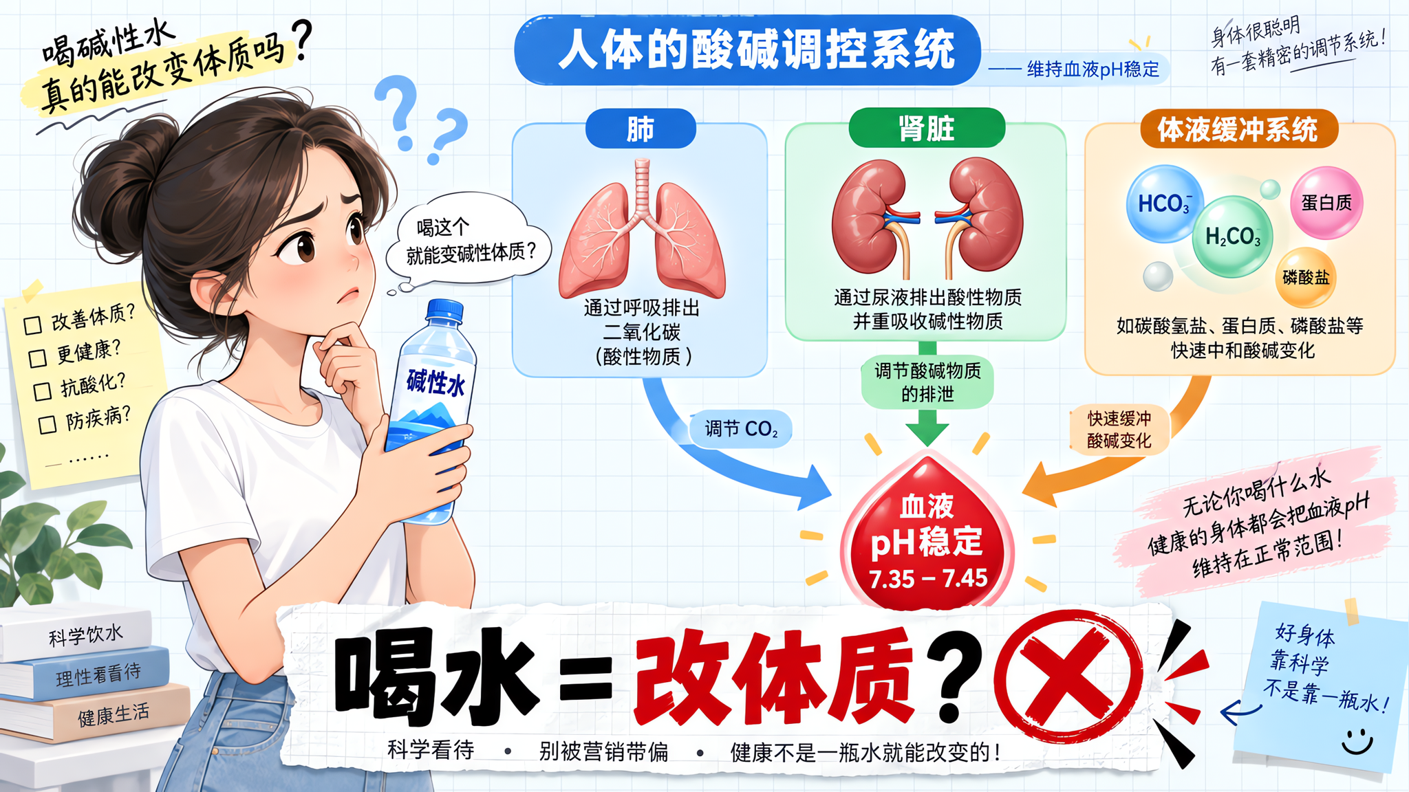 碱性水真能“改体质助孕”？先把这条逻辑掰断