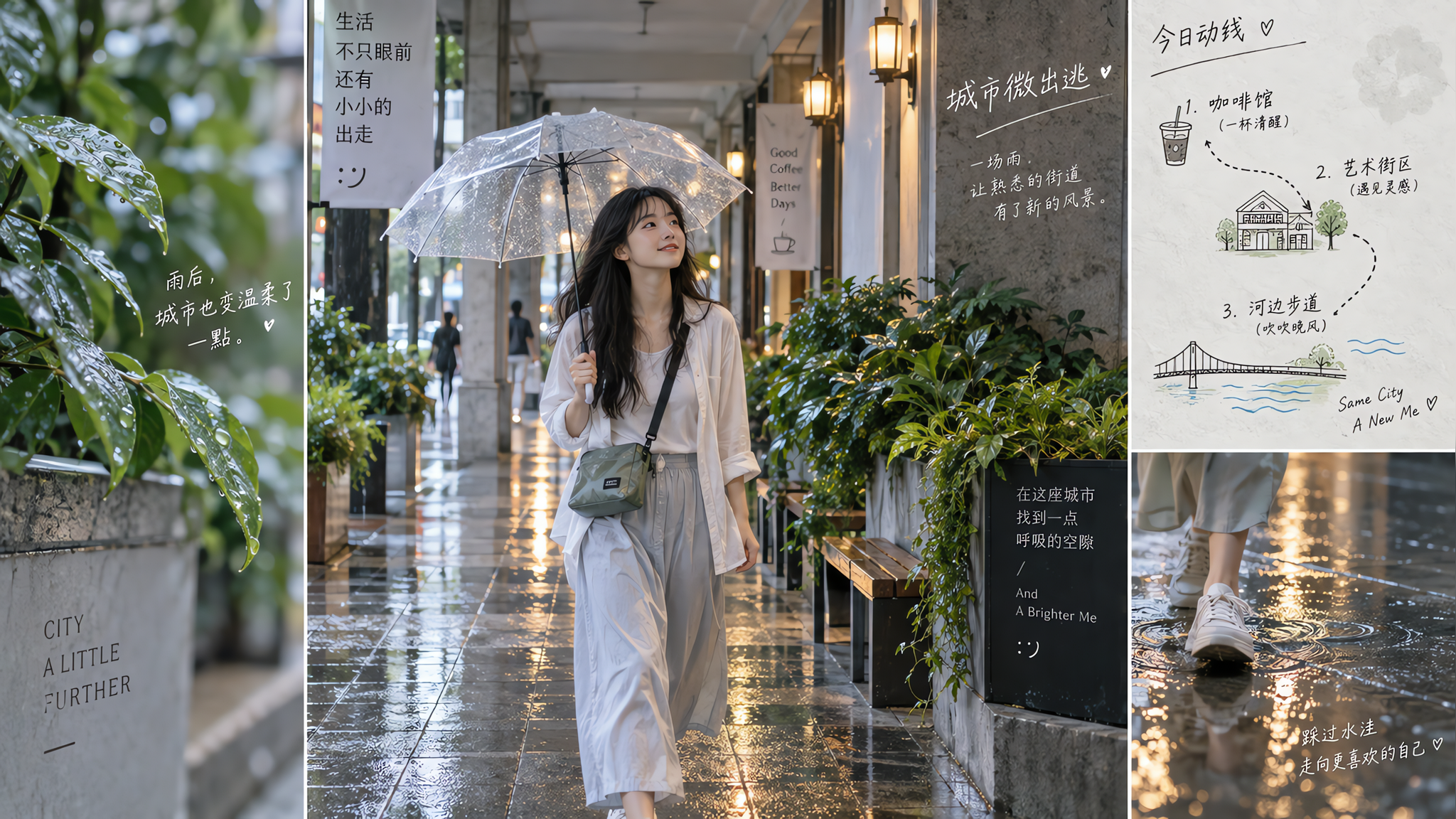 闷热又怕阵雨？两小时微出逃3套动线照抄
