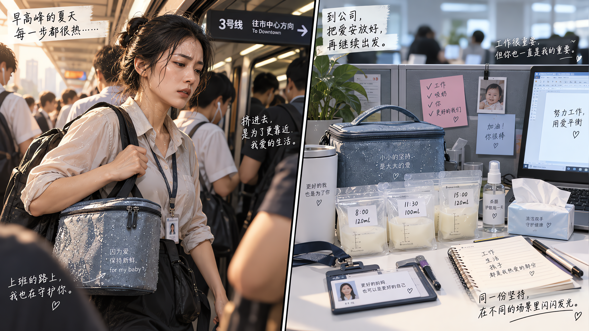 32℃通勤背奶太难堪？把羞耻改成一套系统